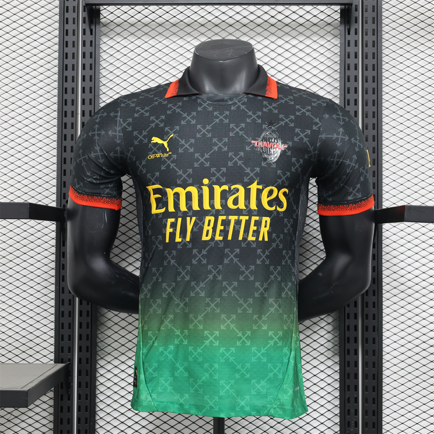 AC Milan 24-25 Black Green “Diavoli” Special Edition Jersey - Player Version - JerseysGala