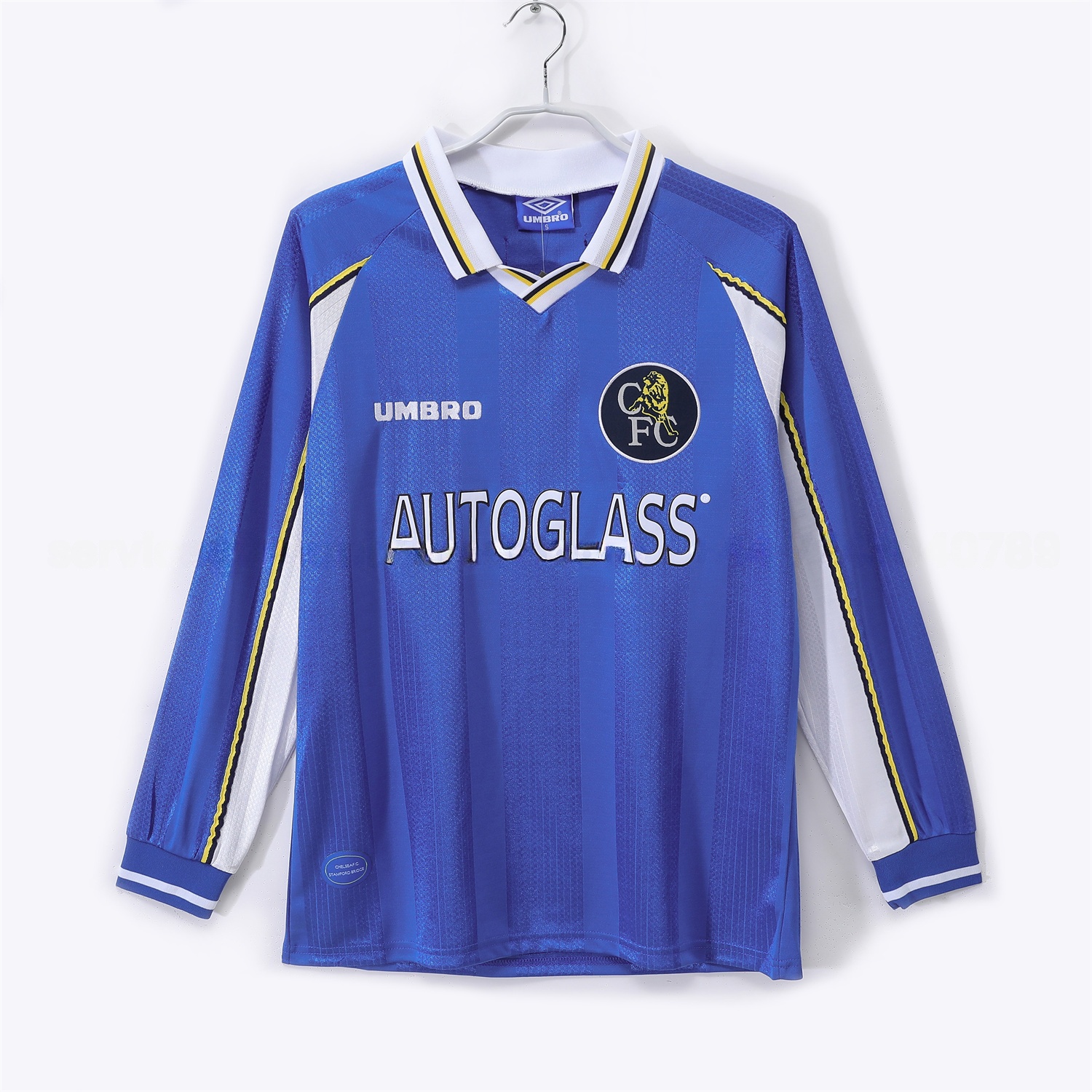 Retro C.H.E.L.S.E.A 1997-99 Home Long Sleeves Jersey - JerseysGala