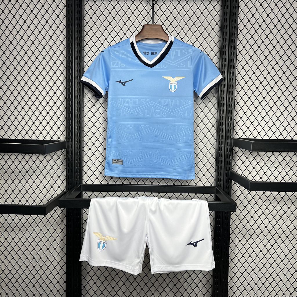 Lazio 24-25 Home Stadium Kids Kit - JerseysGala