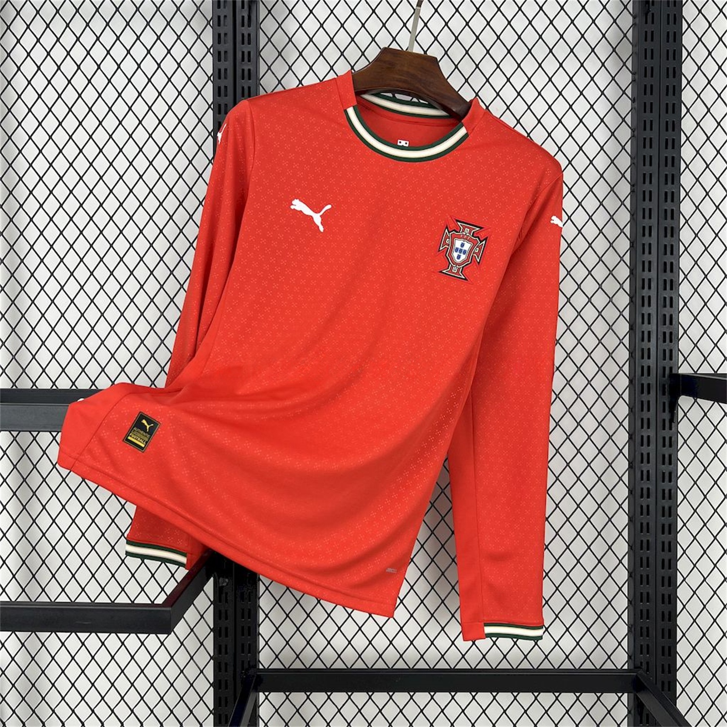 Portugal 2025-26 Home Long Sleeve Jersey - Fans Version - JerseysGala