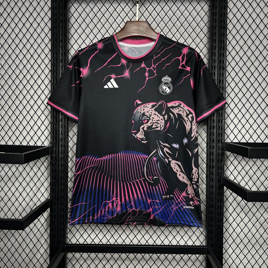 Real Madrid 24-25 Purple Leopard Jersey - Fans Version - JerseysGala