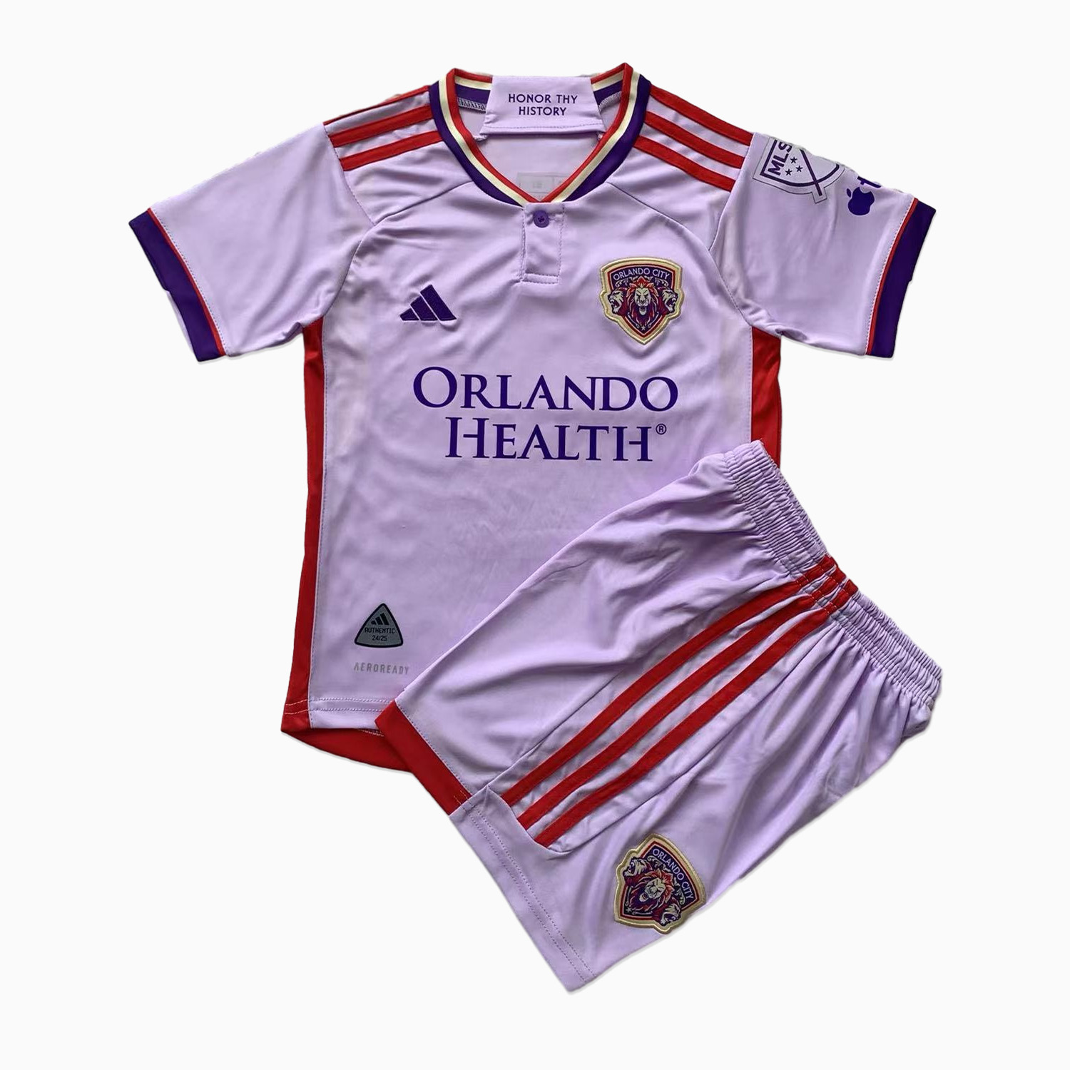 Orlando City 2024 Away Stadium Kids Kit - JerseysGala