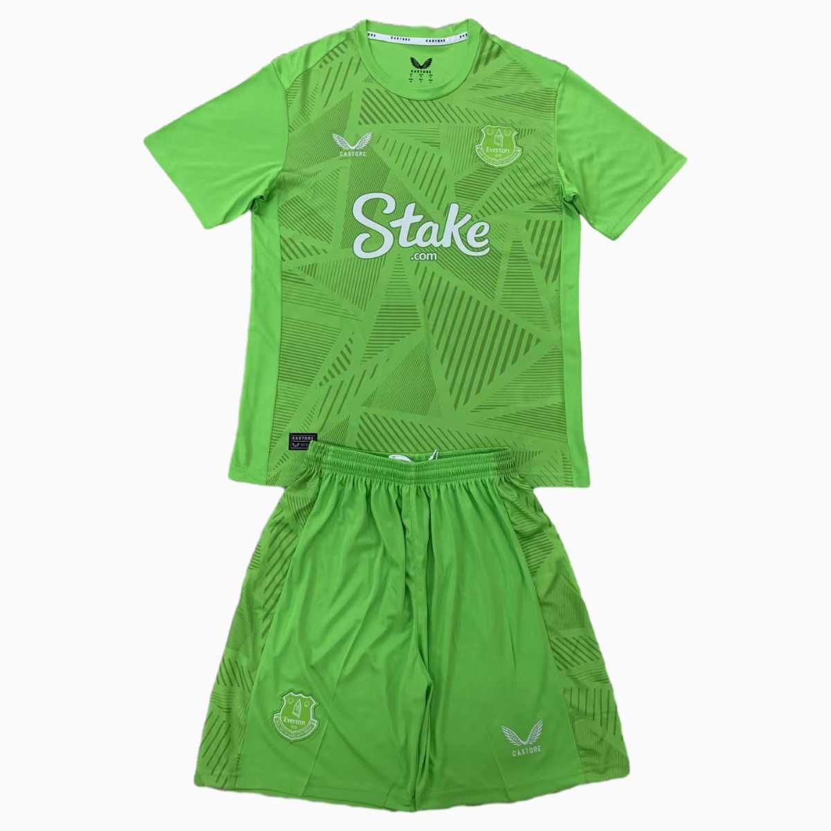 Everton 24-25 Light Green Goalkeeper Men's Adult Jersey Set - Fans Version - JerseysGala