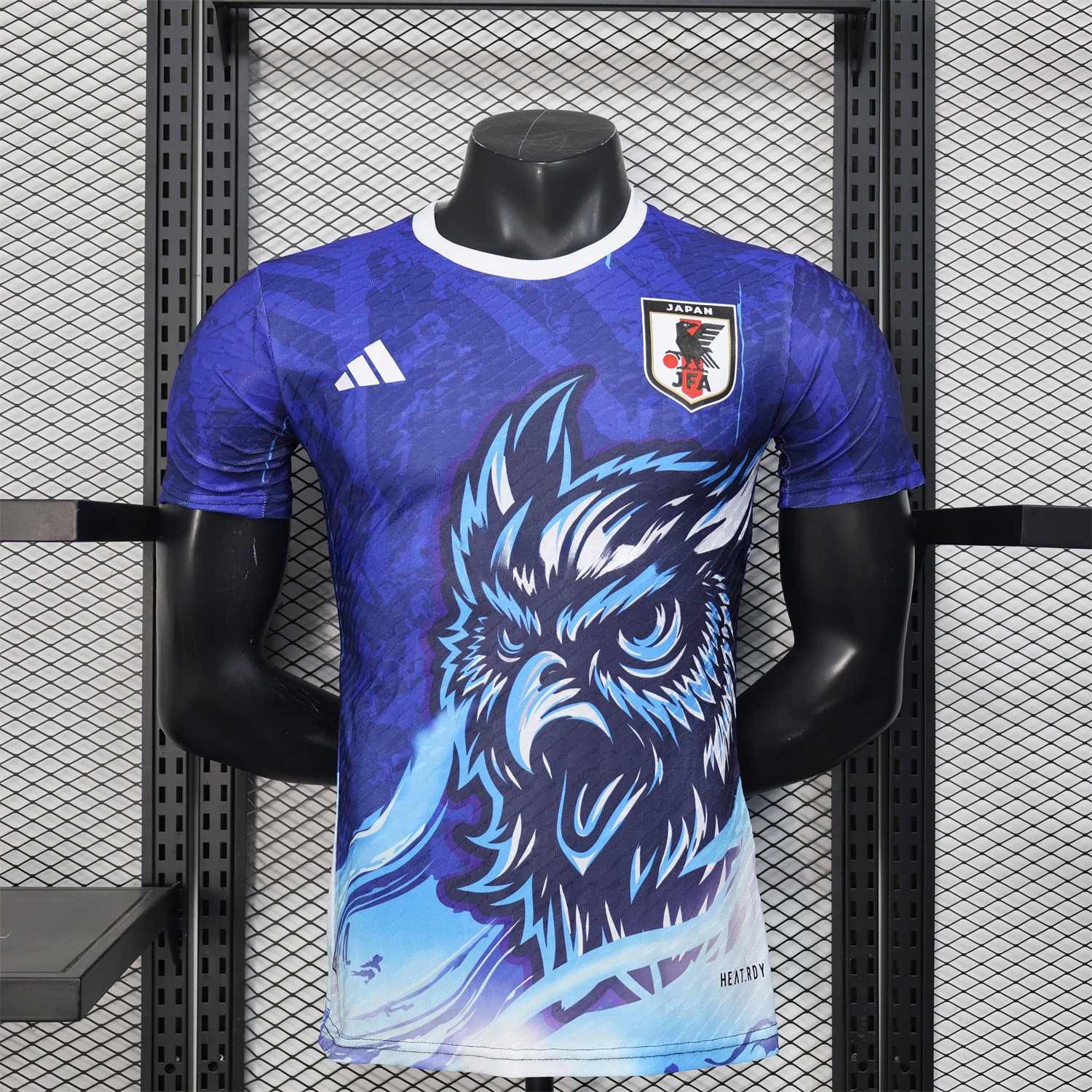 Japan 25-26 Light Blue Owl Deep Blue Special Jersey - Player Version - JerseysGala