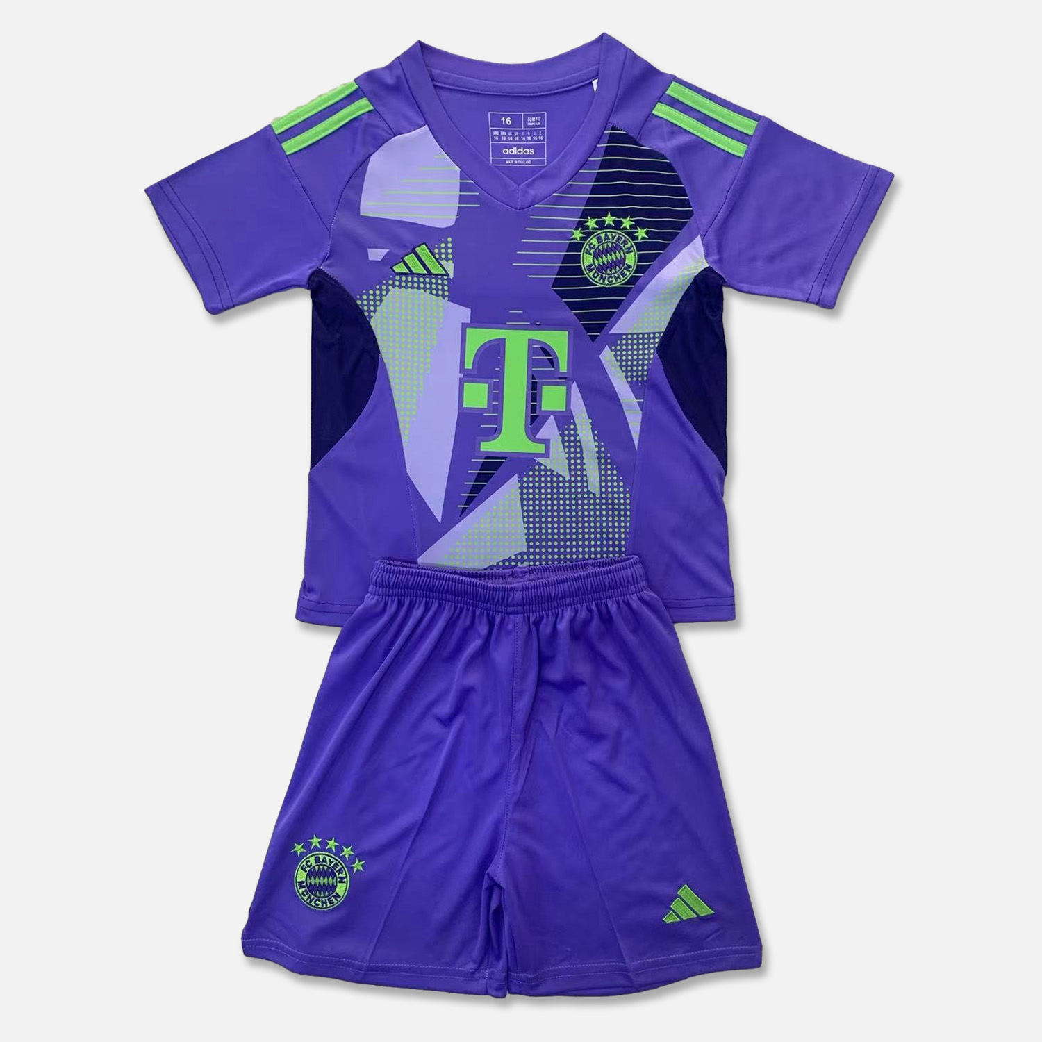 Bayern Munich 24-25 Purple Goalkeeper Men's Adult Jersey Set - Fans Version - JerseysGala