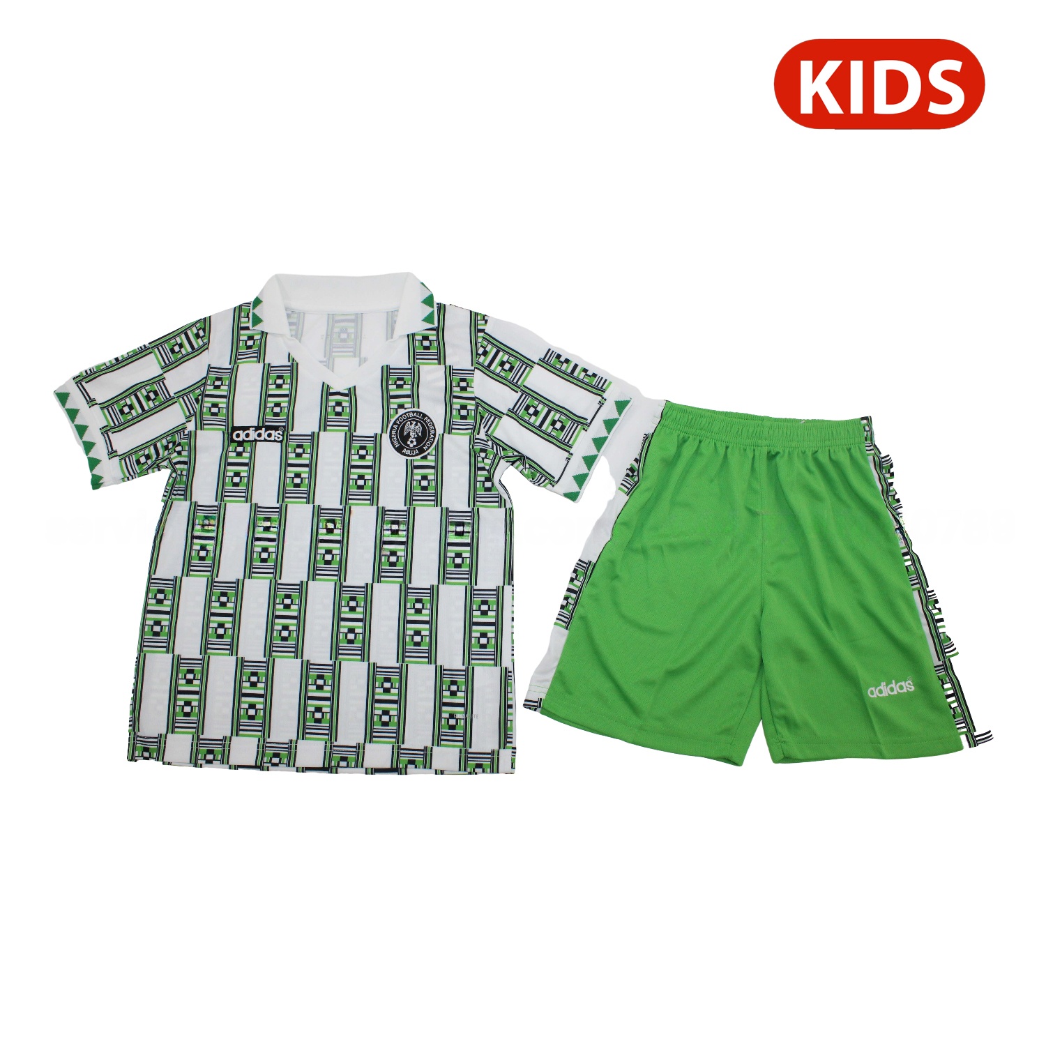 Retro Nigeria 1994 Away Kids Kit - JerseysGala