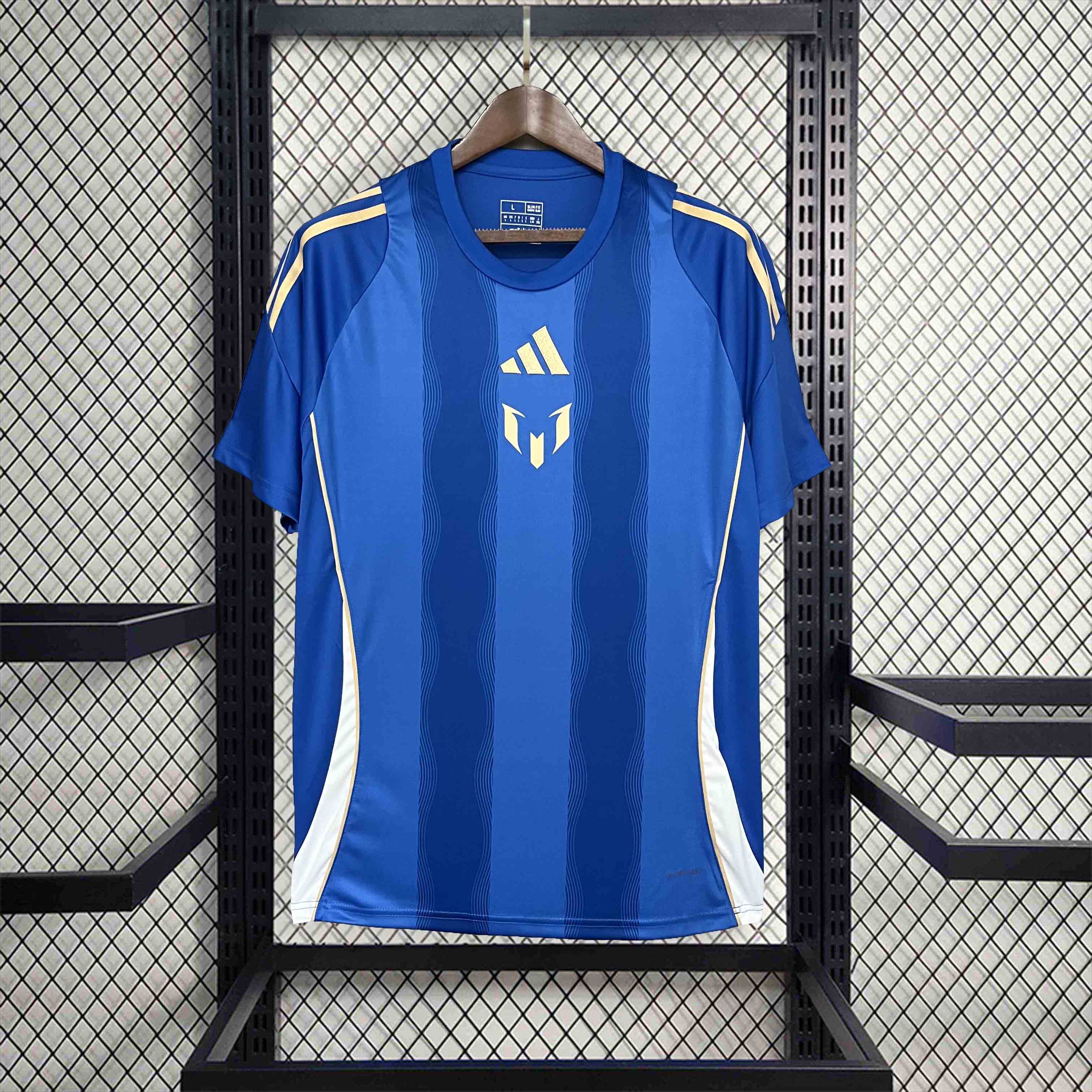 Argentina M-E-.S-S-I 2024 Blue Training Jersey - Fans Version - JerseysGala