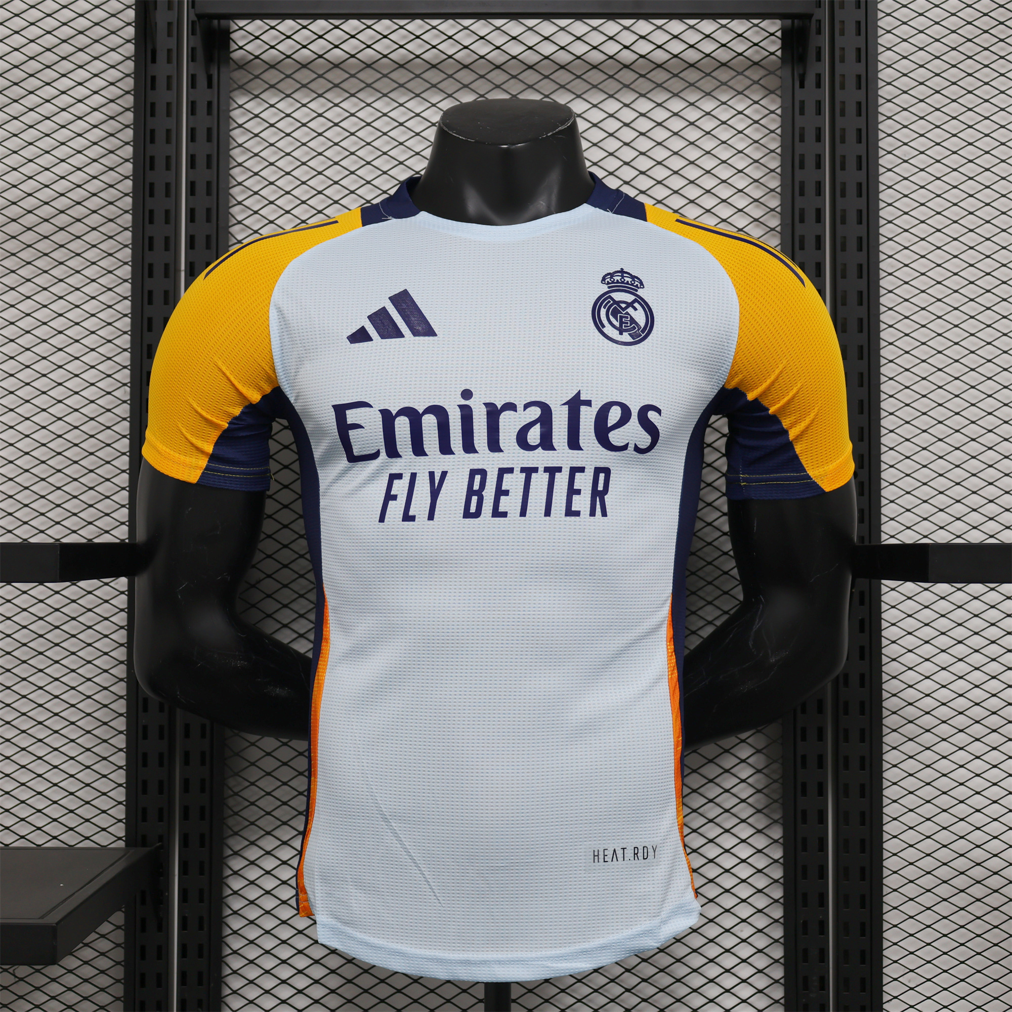 Real Madrid 24-25 Blue Pre-Match Jersey - Player Version - JerseysGala