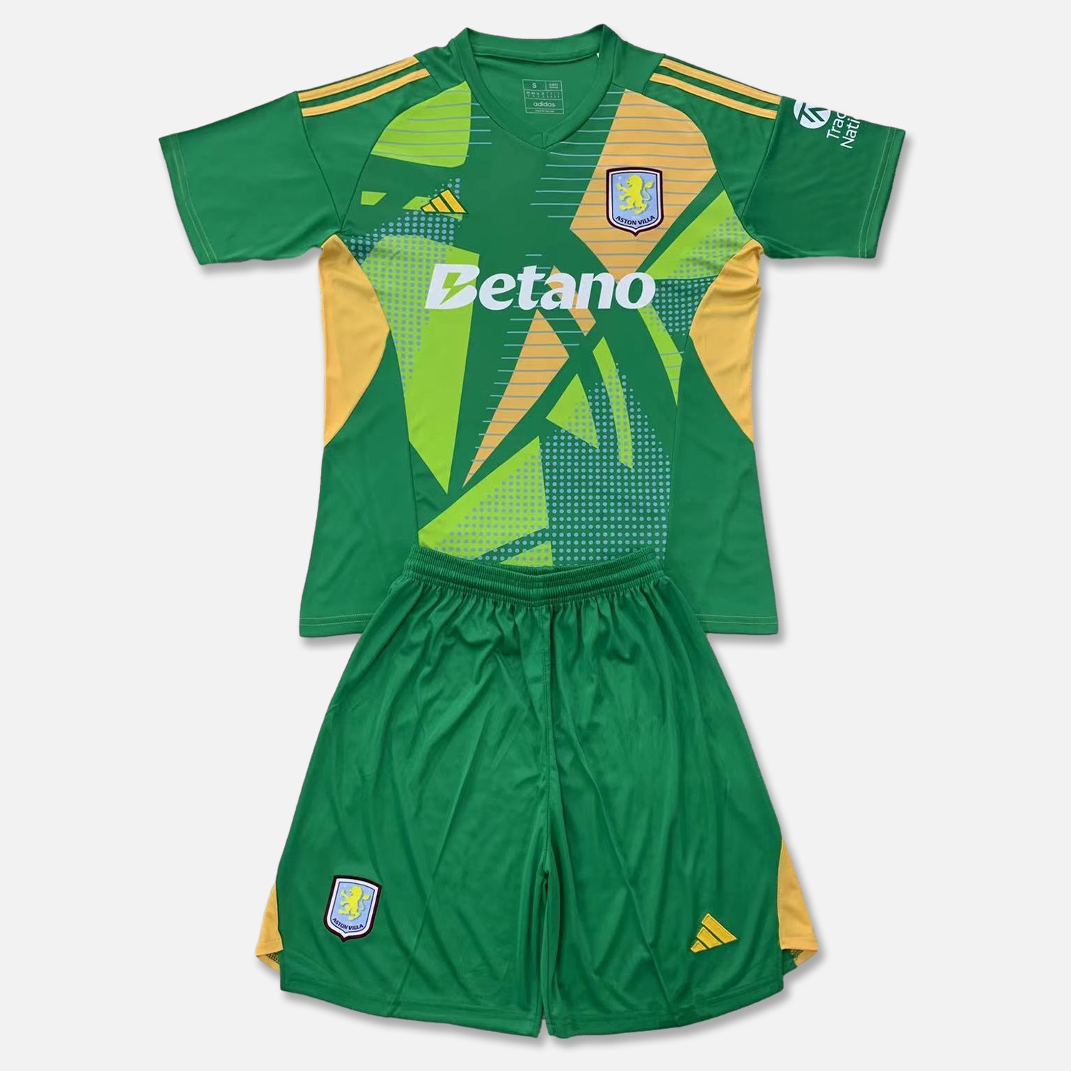 Aston Villa 24-25 Fruit Green GK Men's Adult Jersey Set - Fans Version - JerseysGala