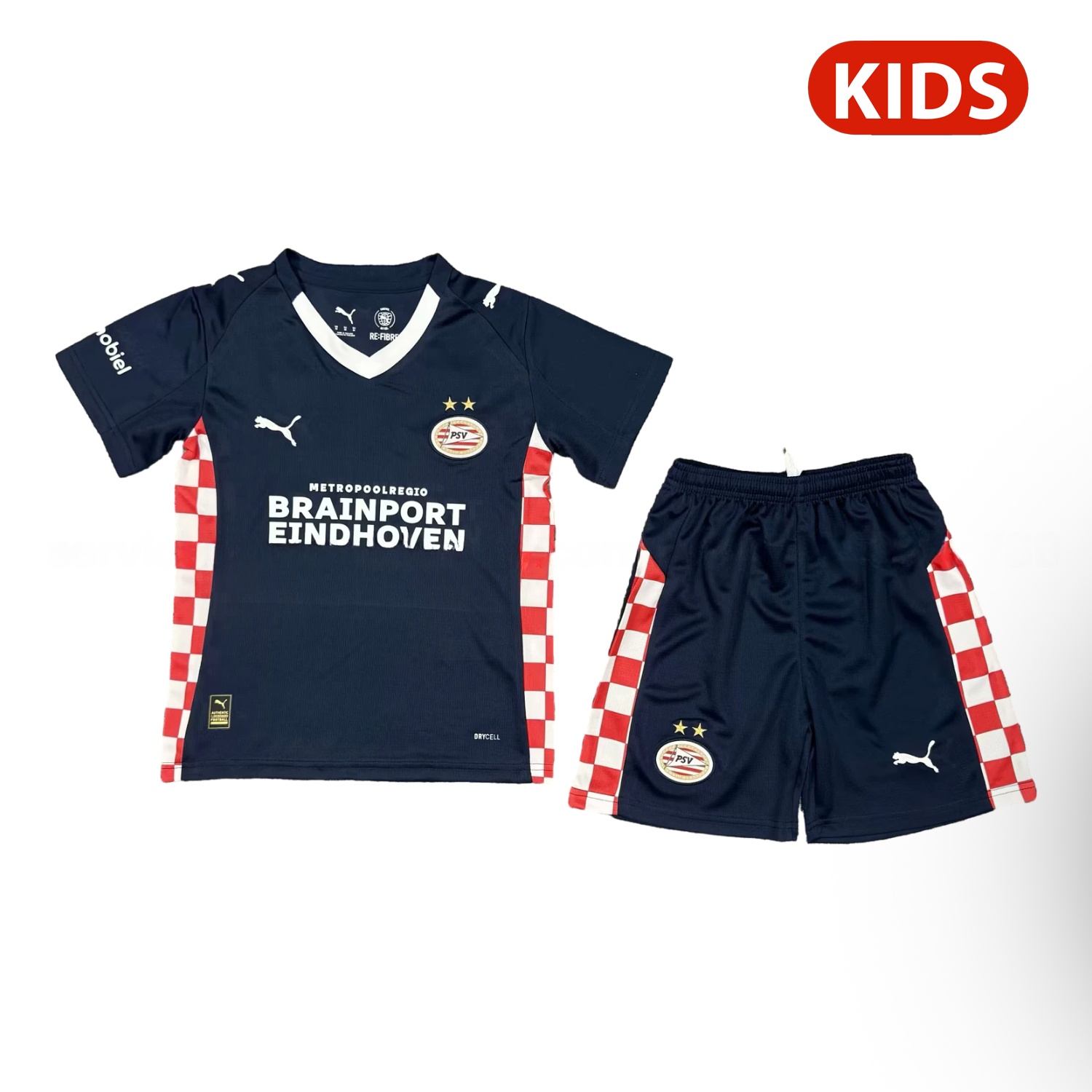 PSV Eindhoven 25-26 Away Kids Kit - JerseysGala