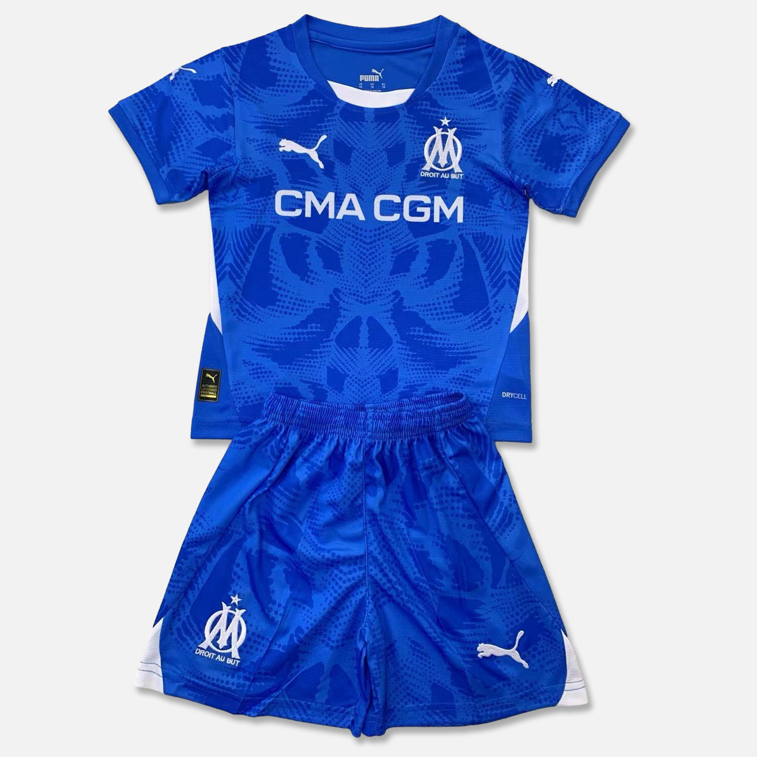 Marseille 24-25 Blue Goalkeeper Kids Kit - JerseysGala