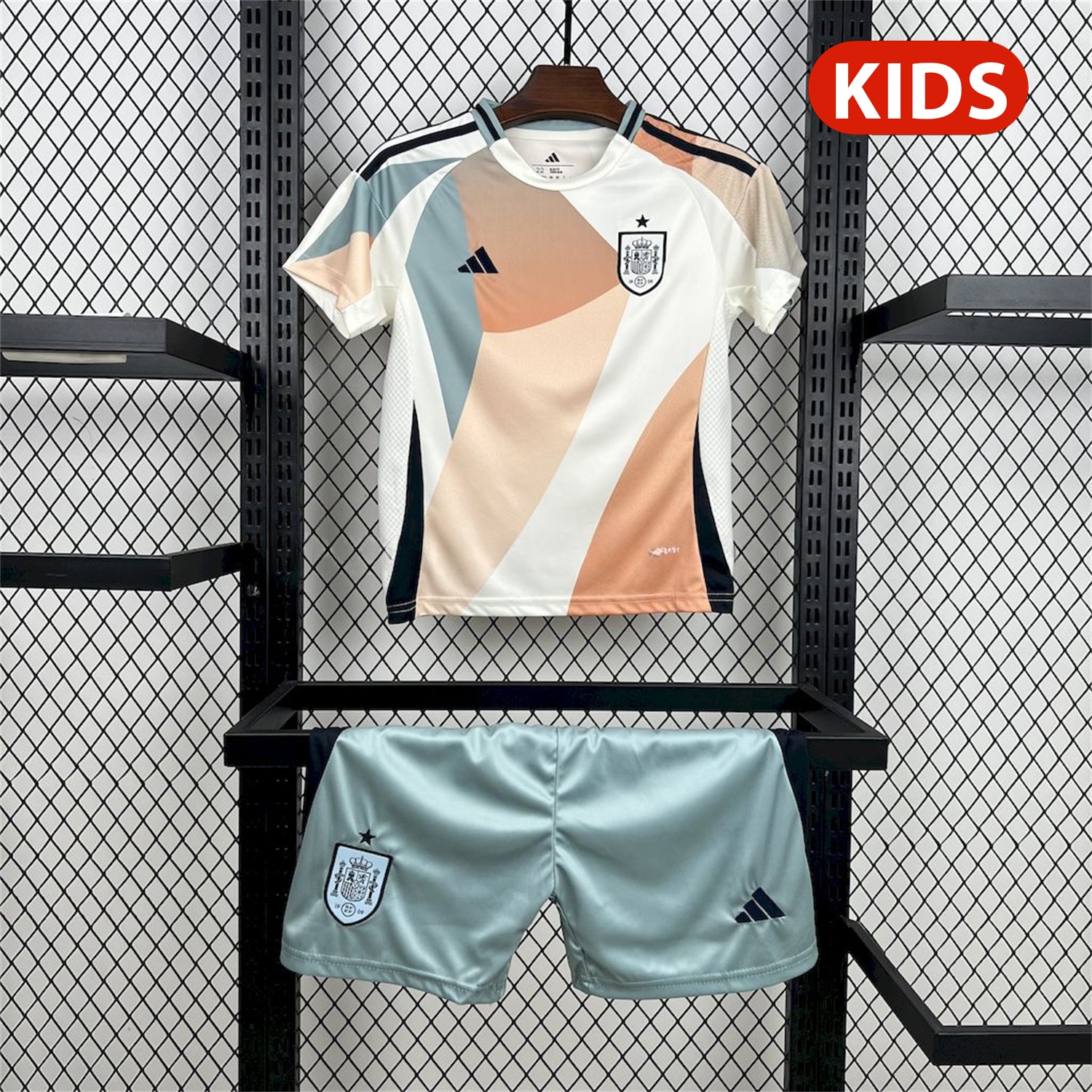 Spain 2025 Women's Team Away Kids Kit - JerseysGala