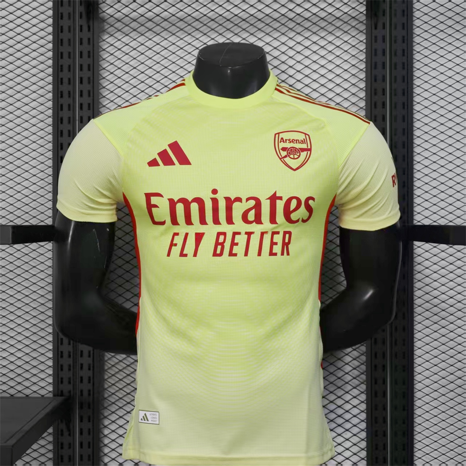 Arsenal 25-26 Light Yellow Goalkeeper Jersey - Player Version - JerseysGala