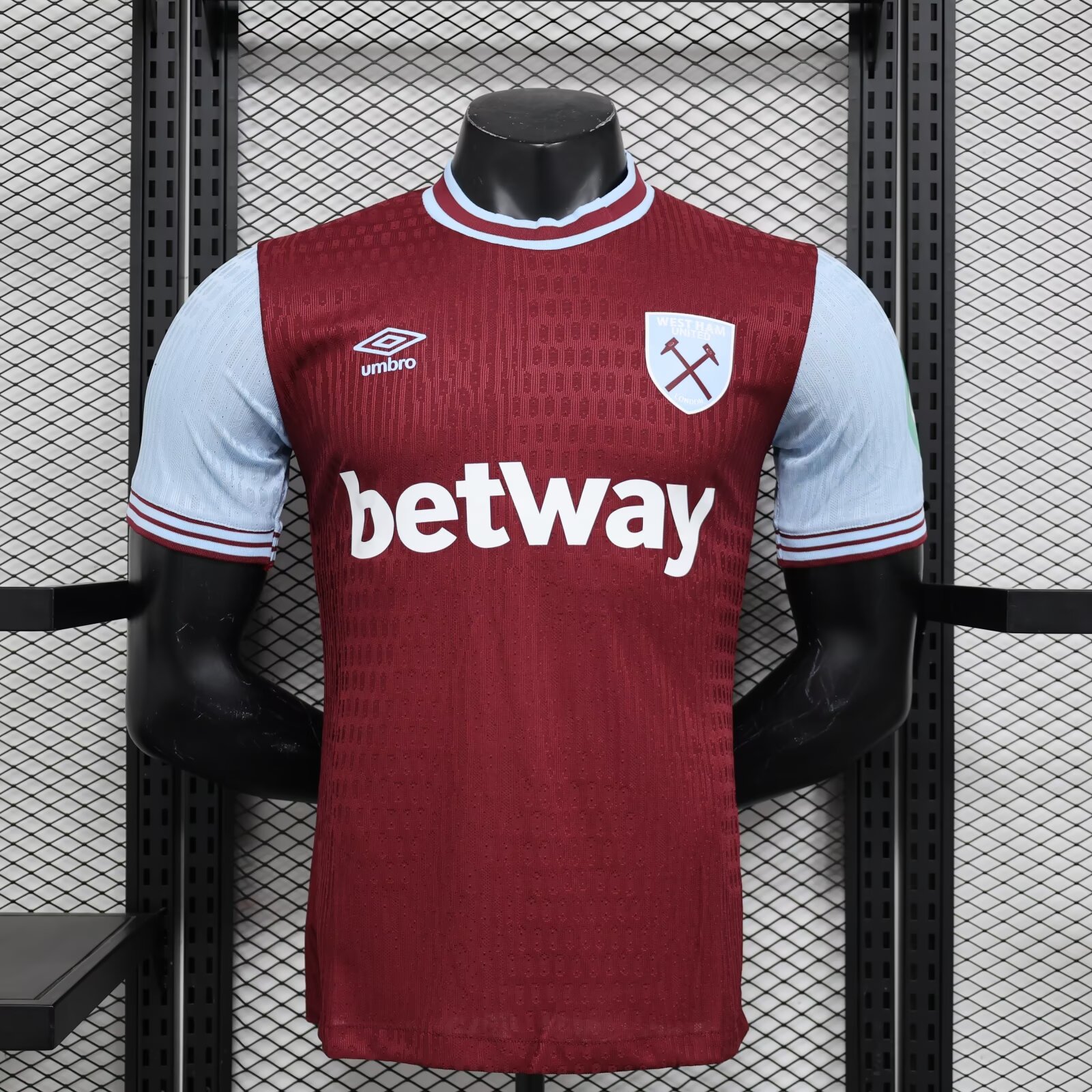 West Ham United 24-25 Home Stadium Jersey - Player Version - JerseysGala