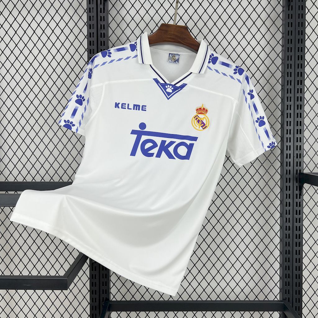 Retro Real Madrid 96-97 Home Stadium Jersey - JerseysGala