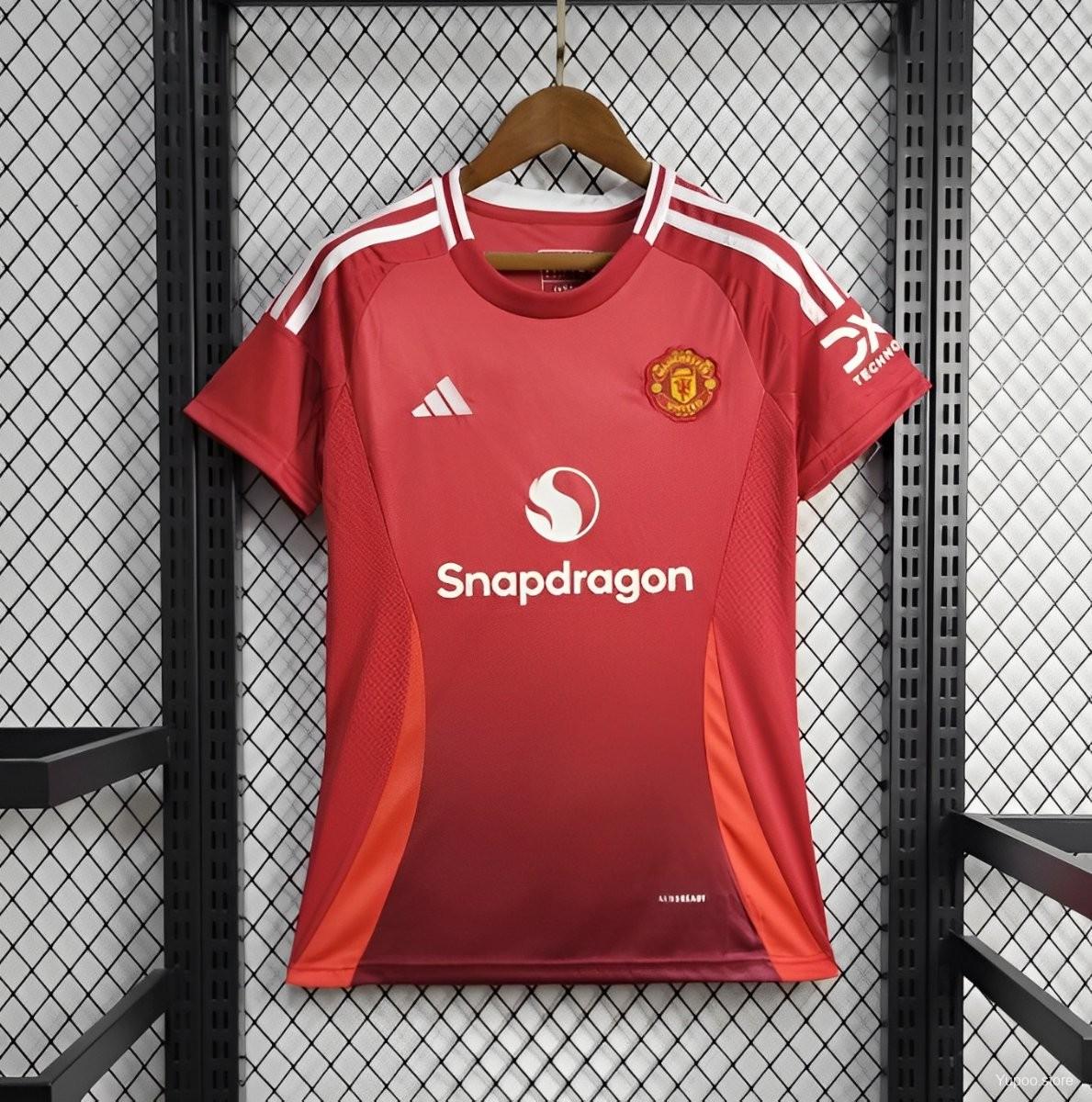Women's Manchester United 24-25 Home Jersey - JerseysGala