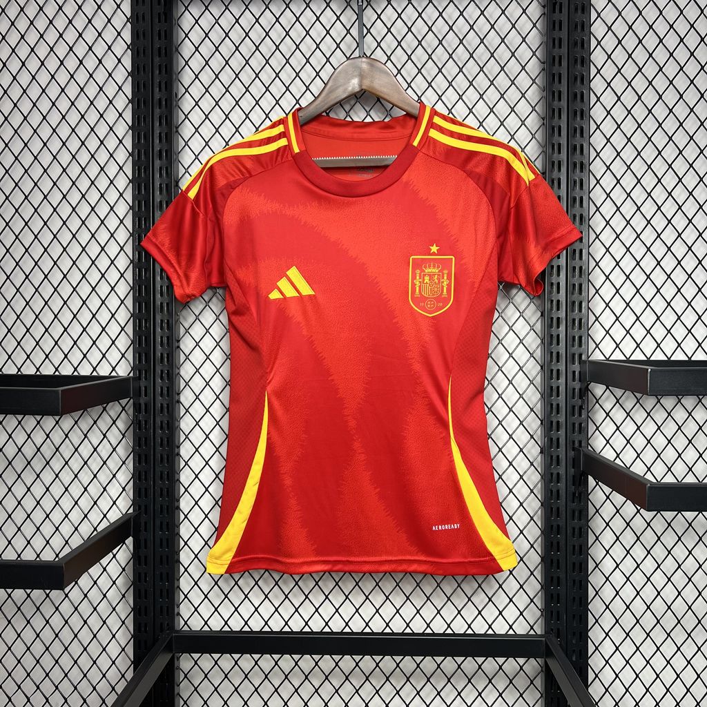 Women's Spain 2024 Home Stadium Jersey - JerseysGala