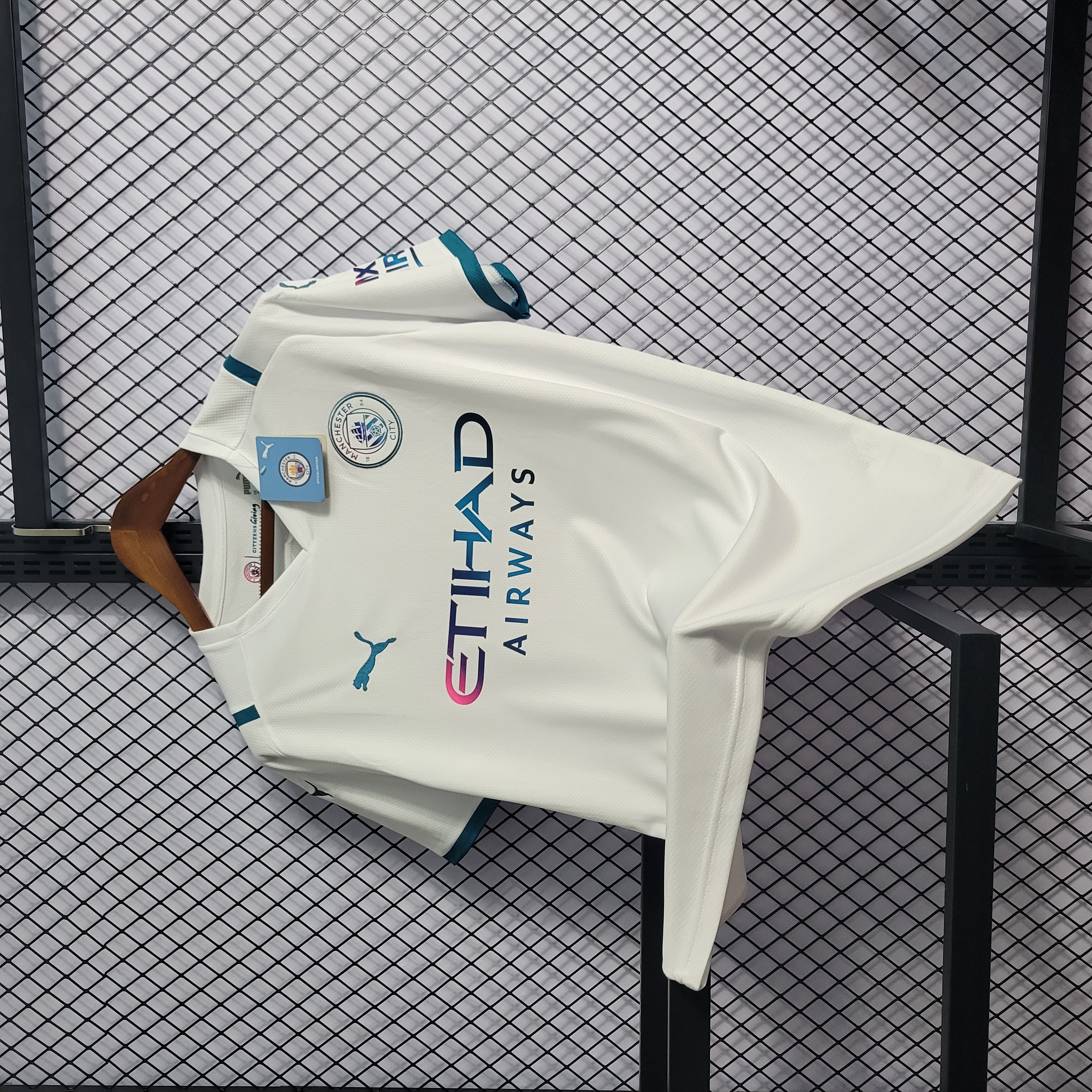 Manchester City 21-22 Away Stadium Jersey - Fans Version - JerseysGala