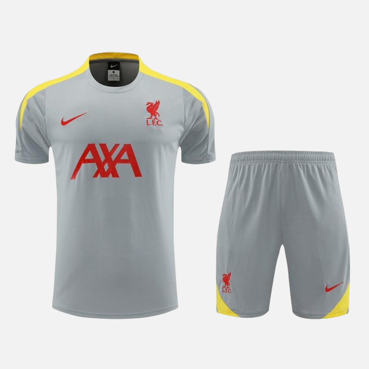 Liver.pool 24-25 Short-Sleeve Training Set - Grey - JerseysGala