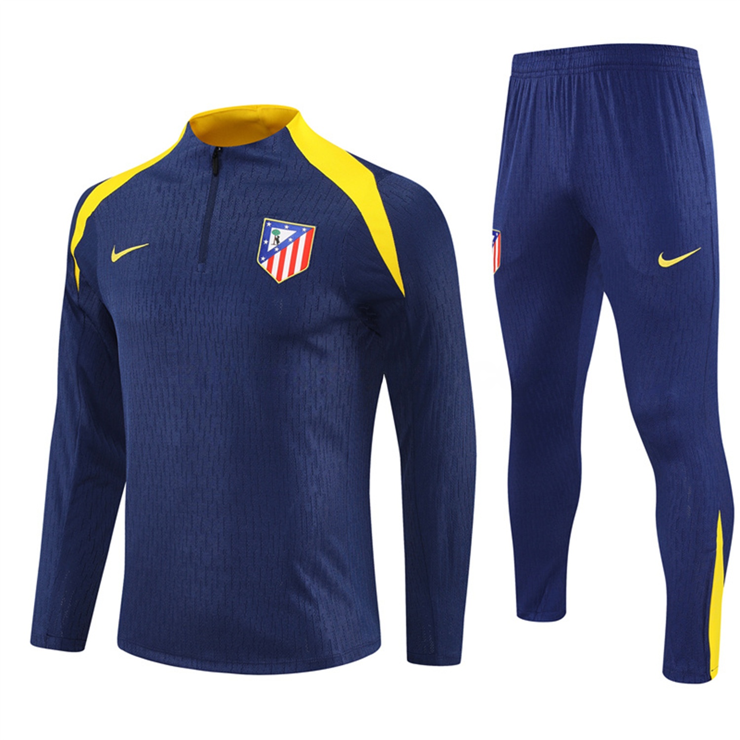 Atletico Madrid 25-26 Long Sleeves Training Set - Royal Blue Top & Royal Blue Pants - JerseysGala