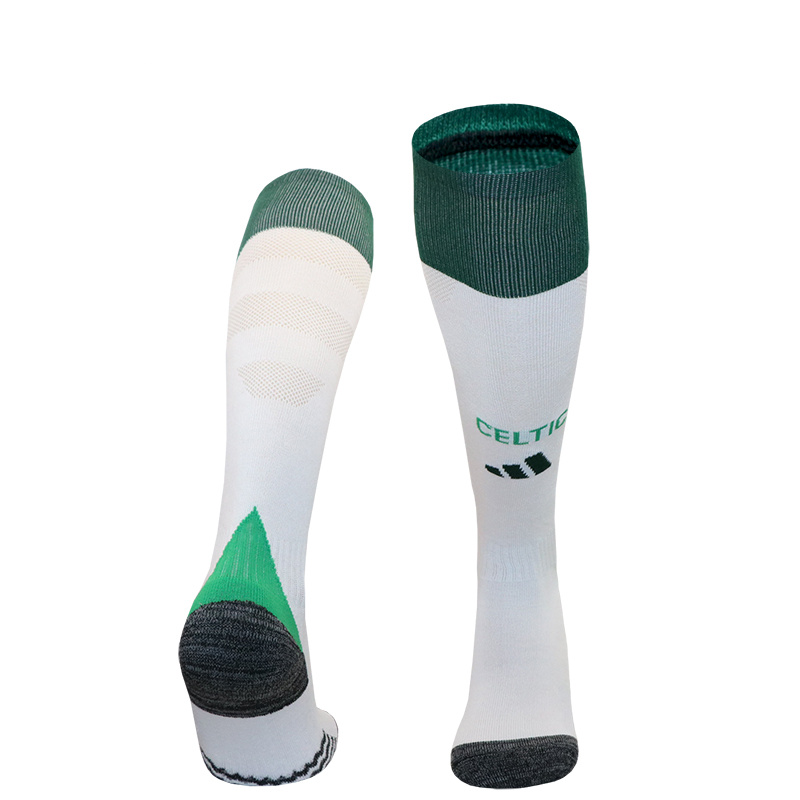 Celtic 24-25 Home Socks - White & Green - JerseysGala