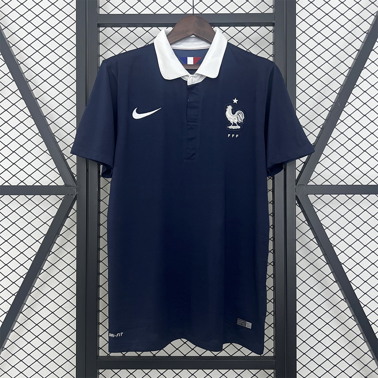 Retro France 2014 Home Jersey - JerseysGala