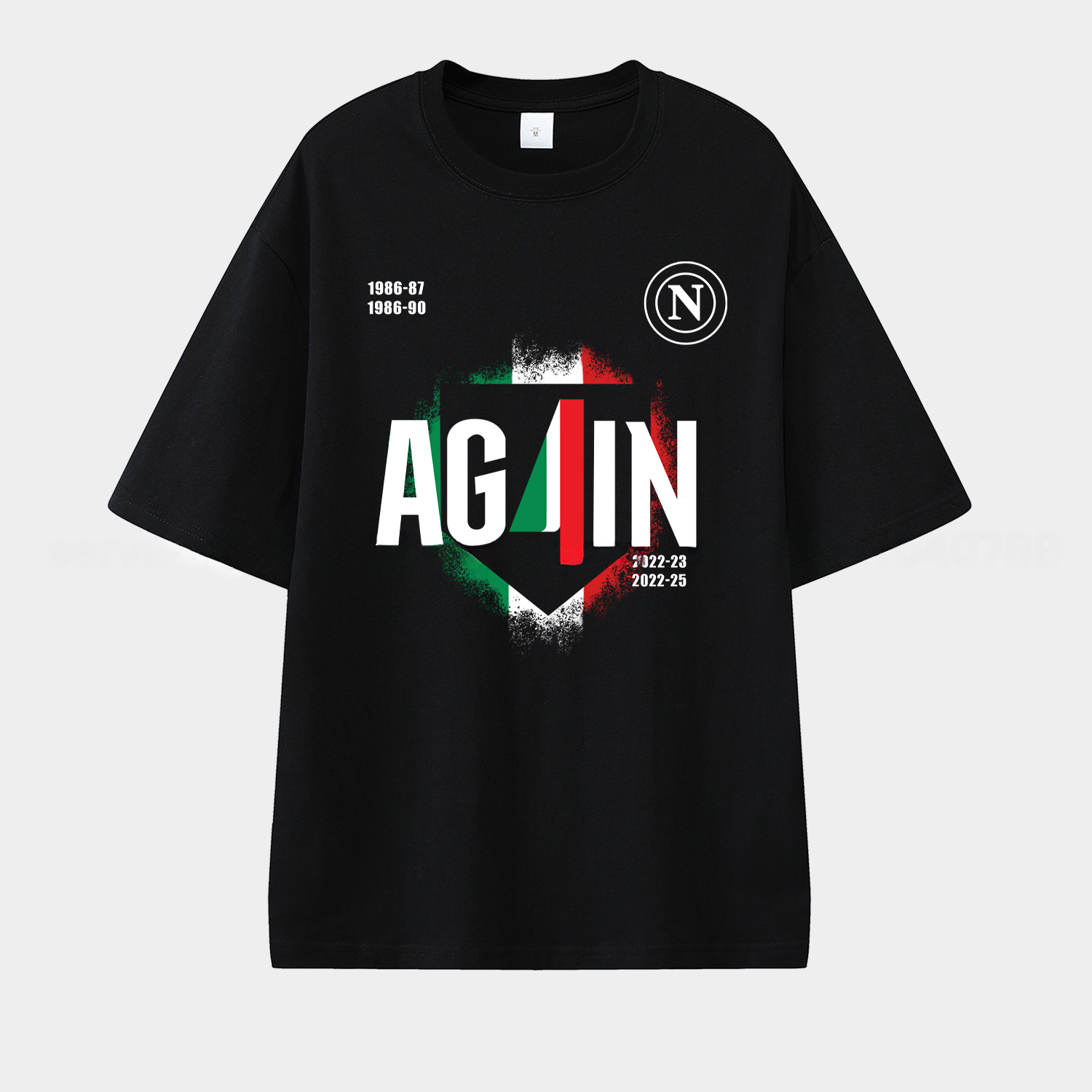 Napoli AG4IN 2025 Unisex Pure Cotton T-shirt - JerseysGala