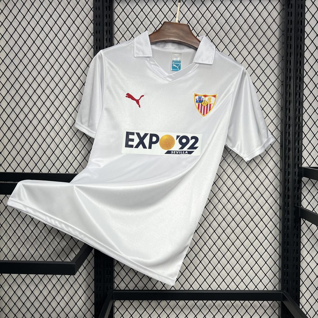 Retro Sevilla FC 1987-90 Home Jersey - JerseysGala