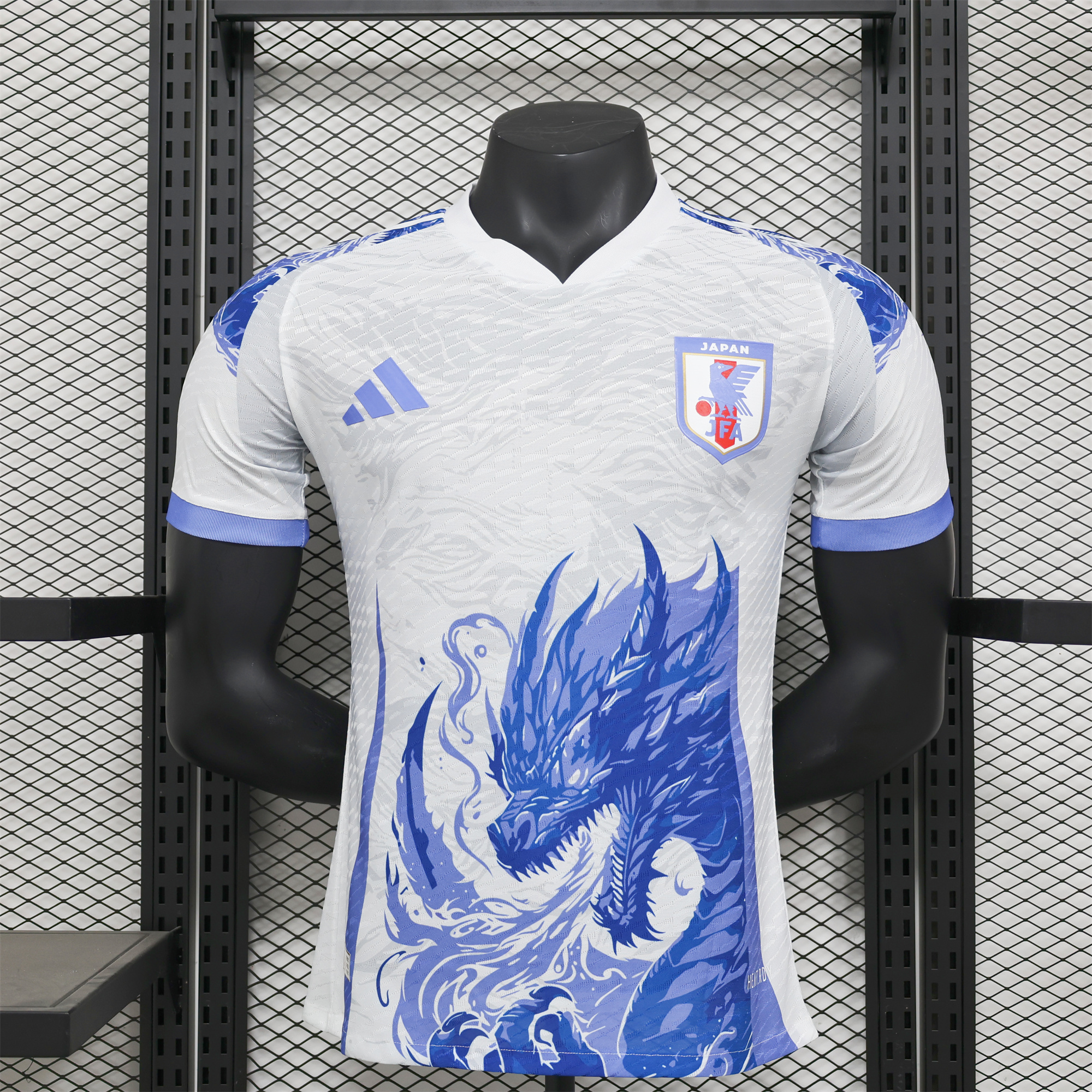 Japan 2024 Blue Dragon Special Edition White Jersey - Player Version - JerseysGala
