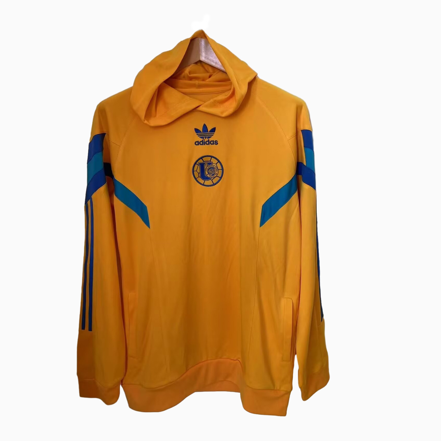 Tigres UANL 24-25 Vintage Style Hoodie - Yellow - JerseysGala
