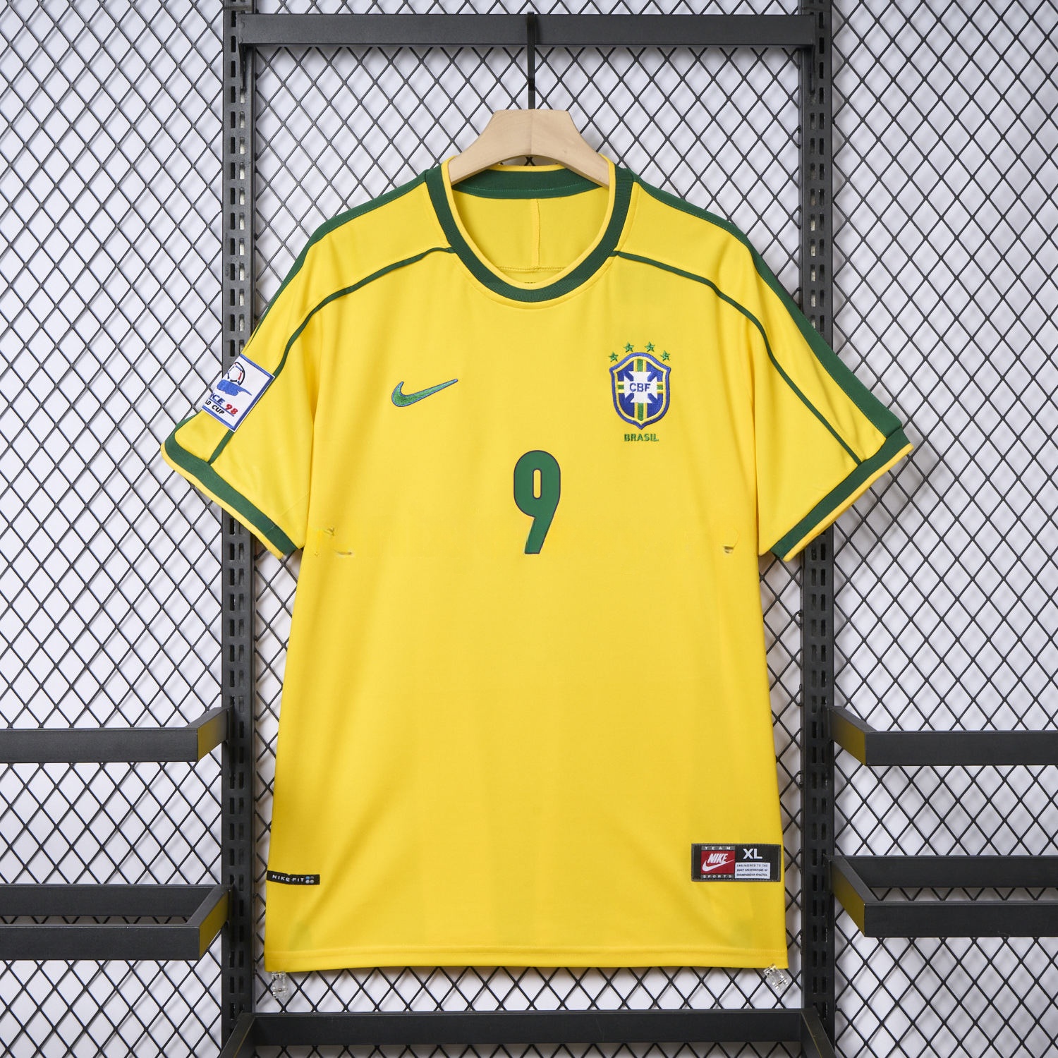Retro Brazil 1998 Home Jersey - JerseysGala
