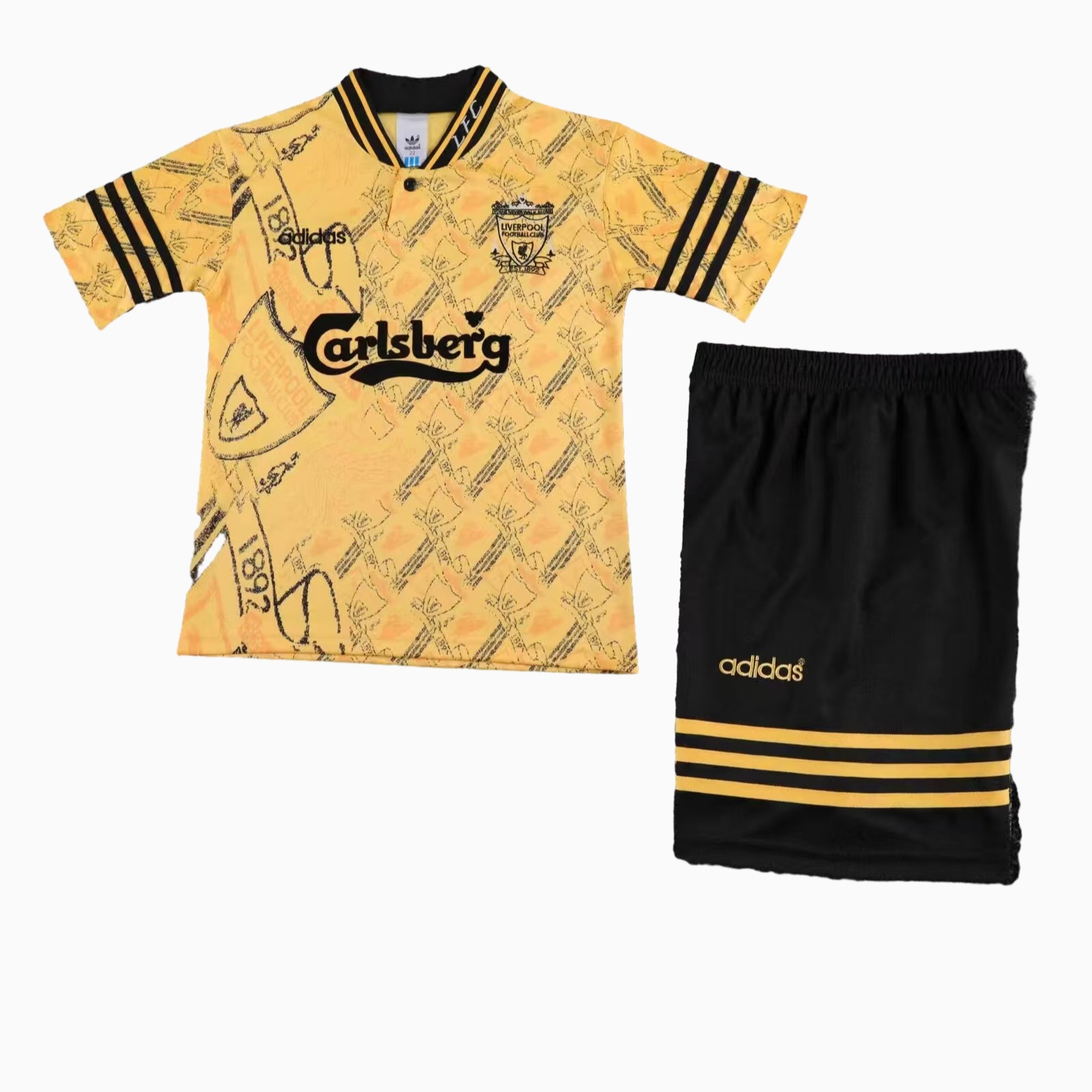 Retro Liver.pool 1994-96 Third Kids Kit - JerseysGala
