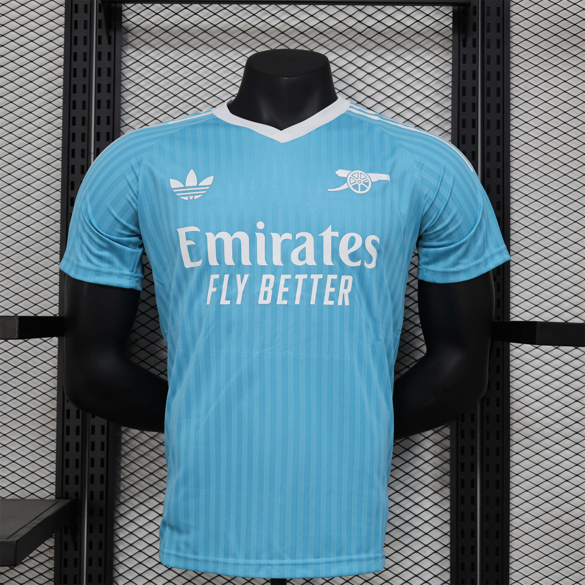 Arsenal 24-25 Sky Blue Trefoil Vintage Jersey - Player Version - JerseysGala