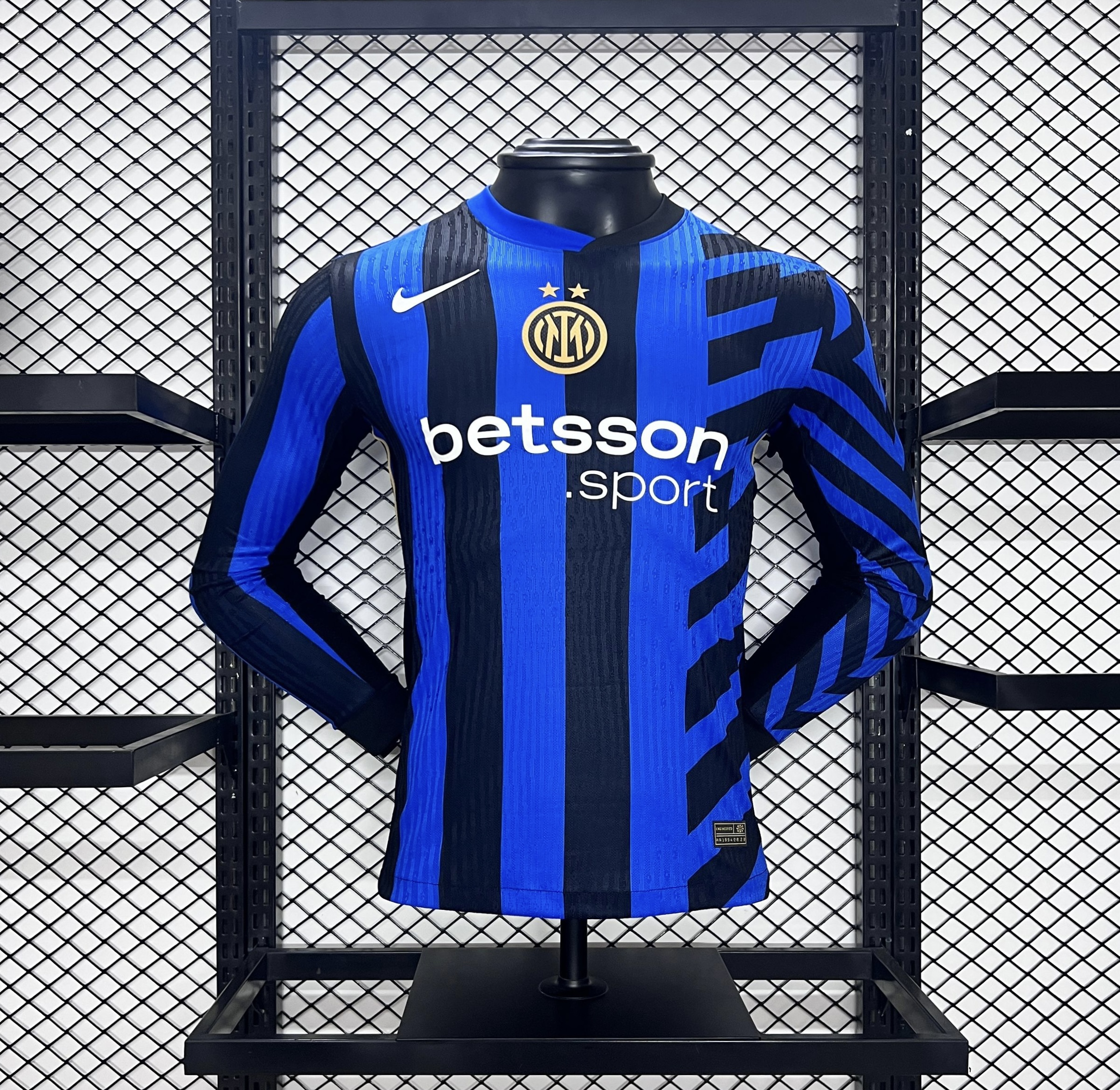 Inter Milan 24-25 Home Long Sleeve Jersey - Player Version - JerseysGala