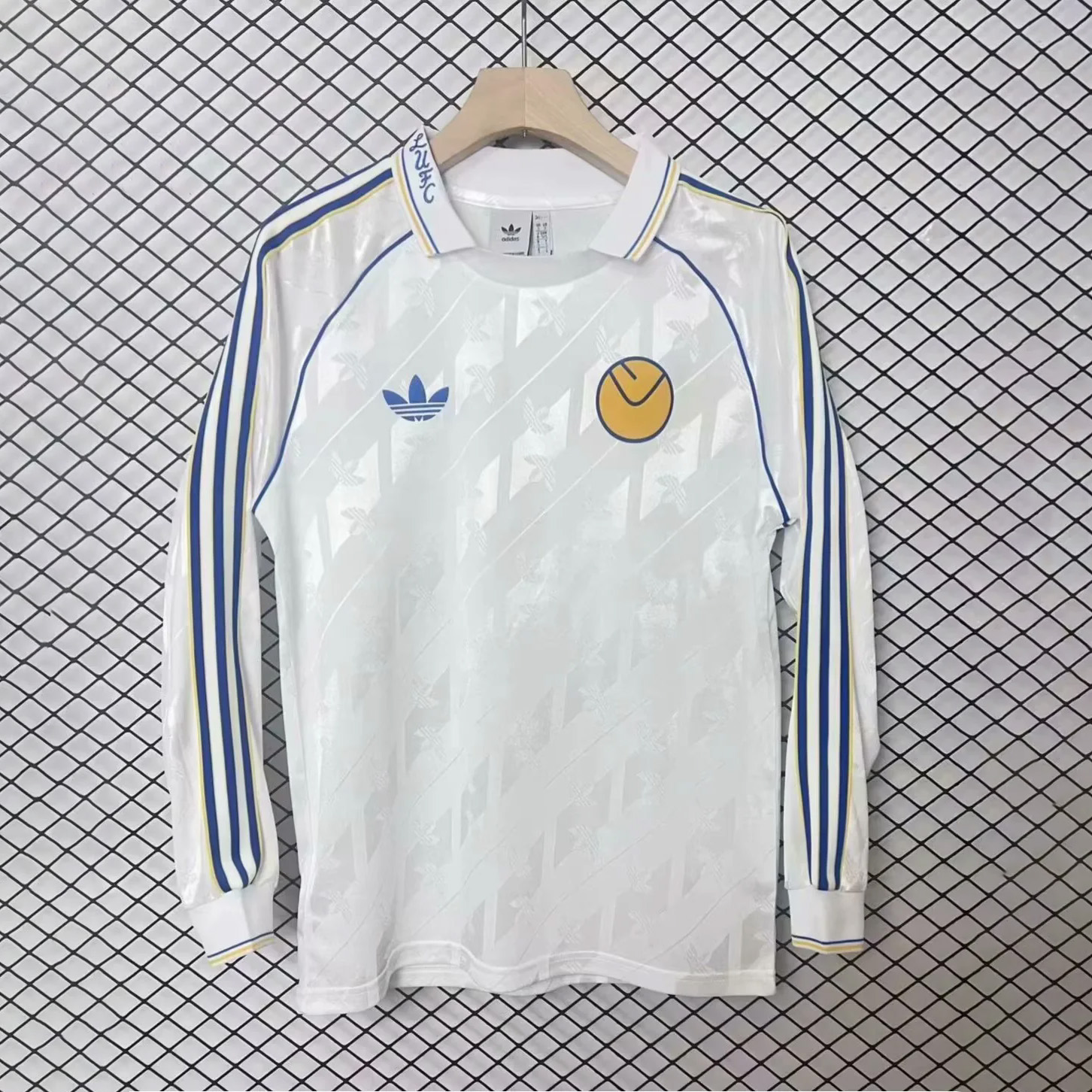 Leeds United 24-25 Spezial Collection White Long Sleeve Polo Shirts - JerseysGala