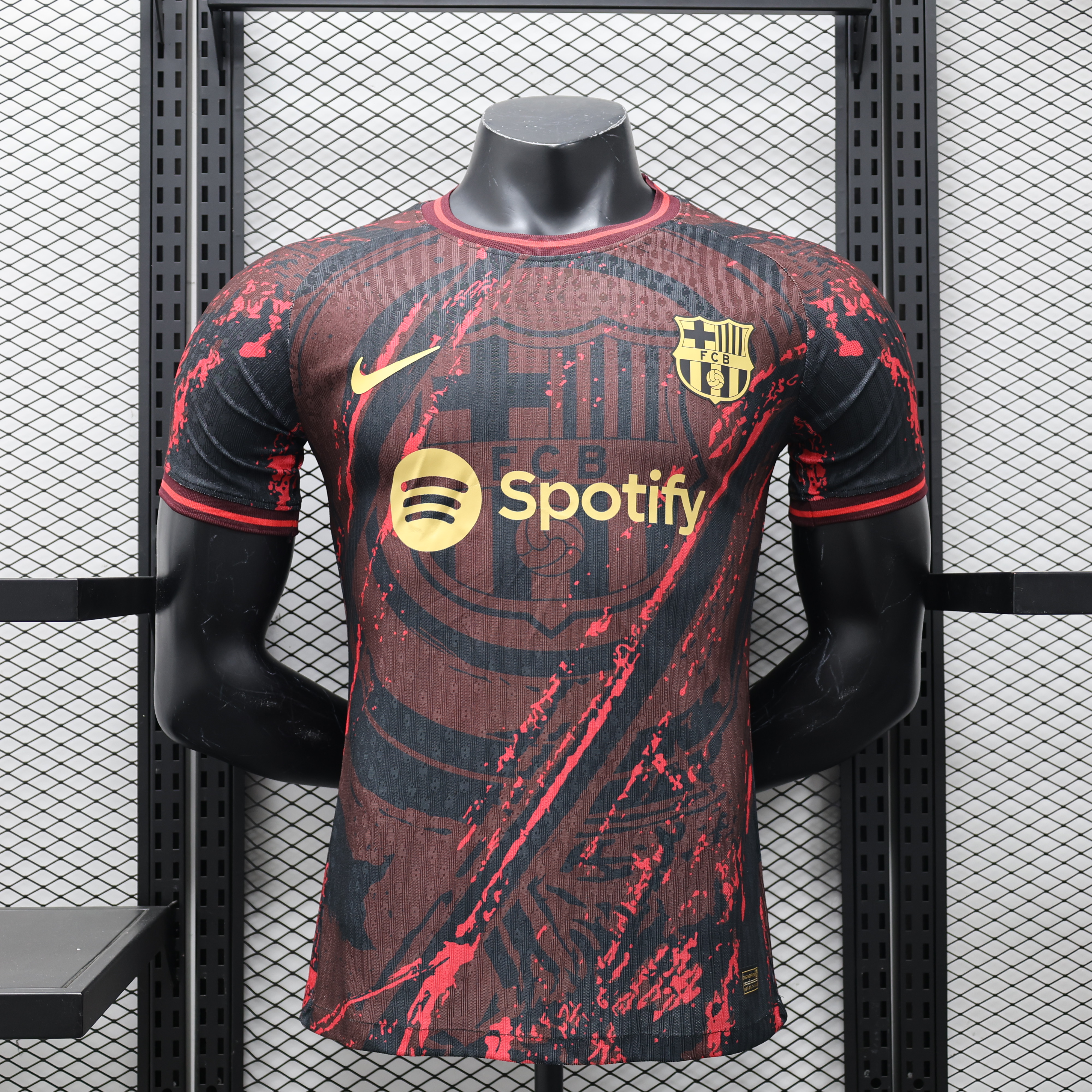 B.A.R.S.A 24-25 Red & Black Special Edition Jersey - Player Version - JerseysGala