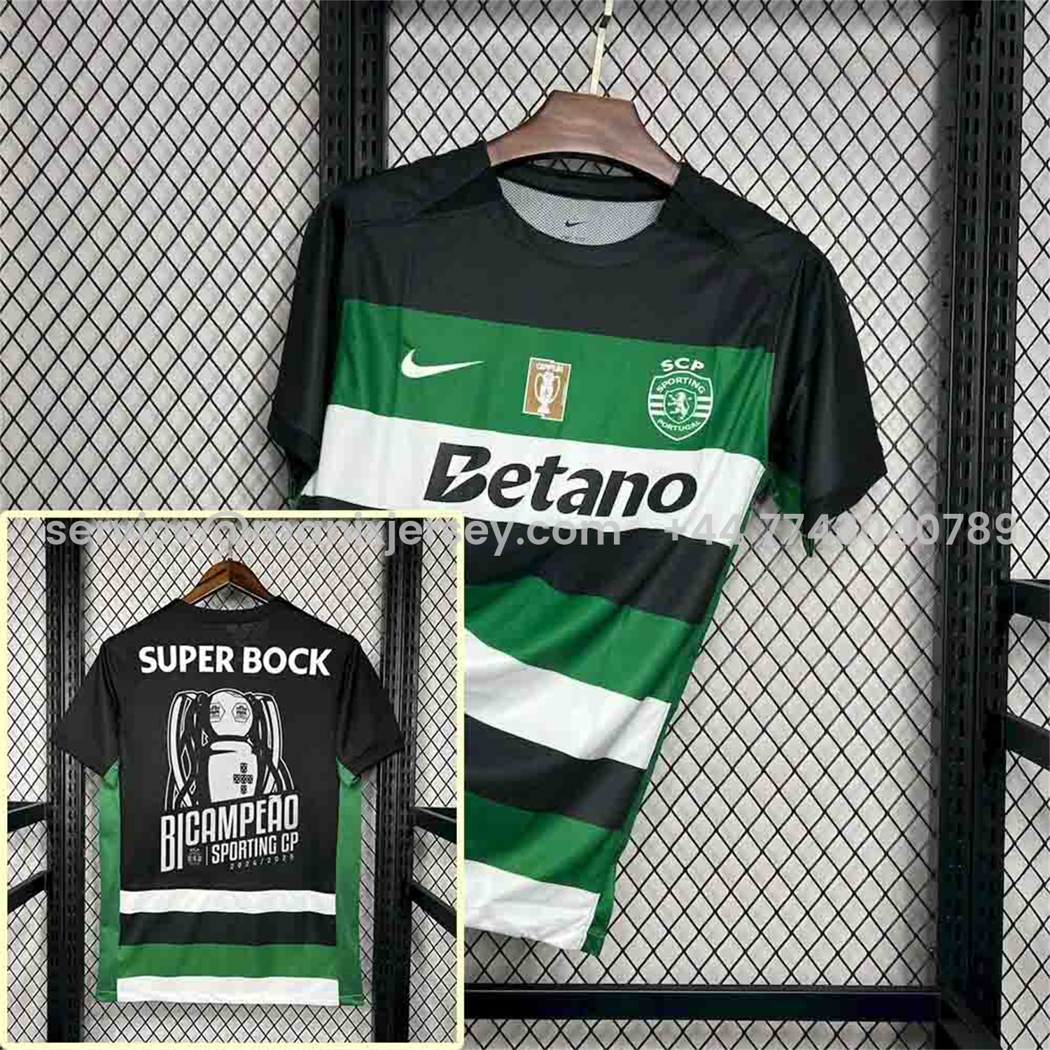 Sporting CP Portugal 24-25 Home Jersey - Champion Version - Fans Version - JerseysGala