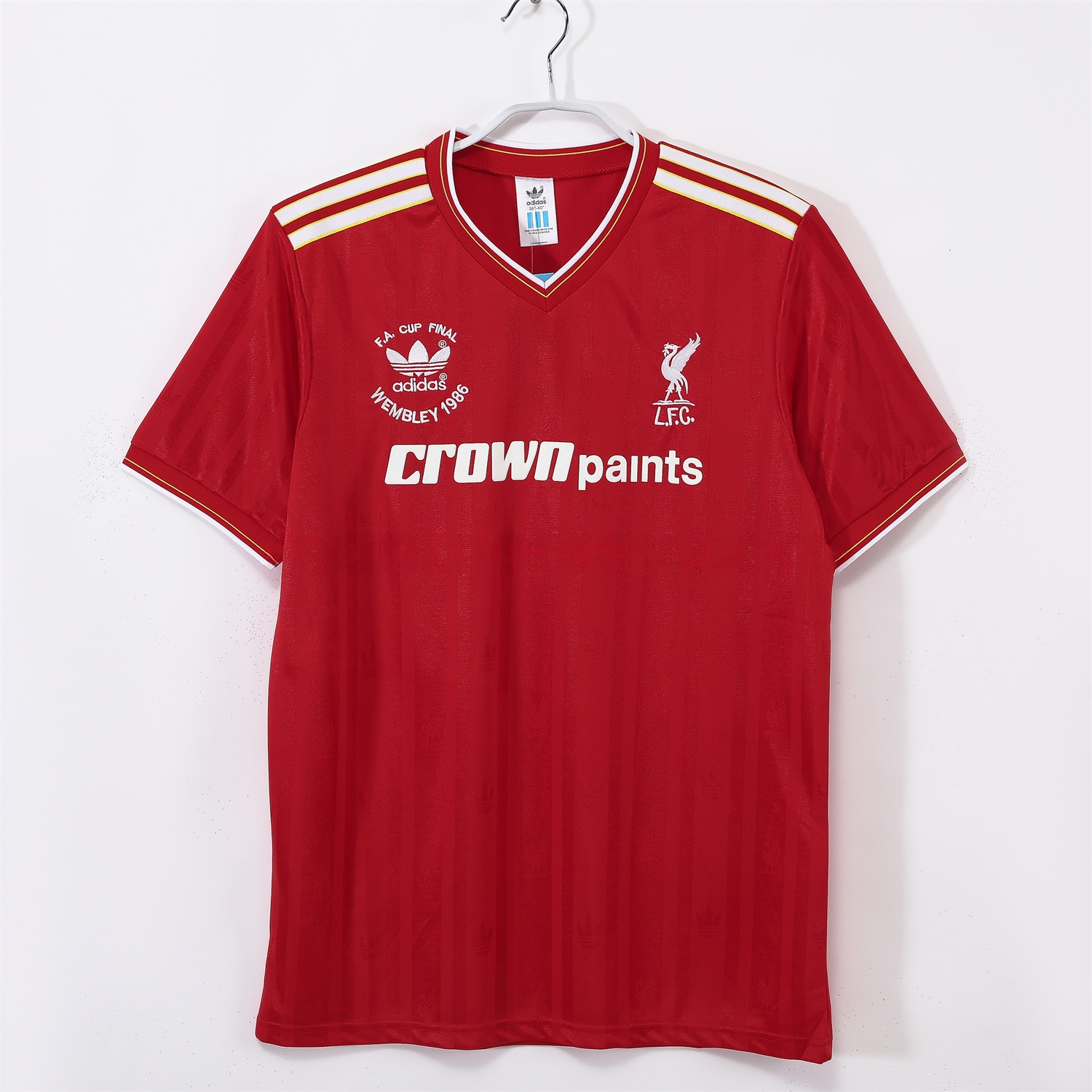 Retro Liver.pool 1985-86 Home Jersey - FA CUP FINAL Version - JerseysGala