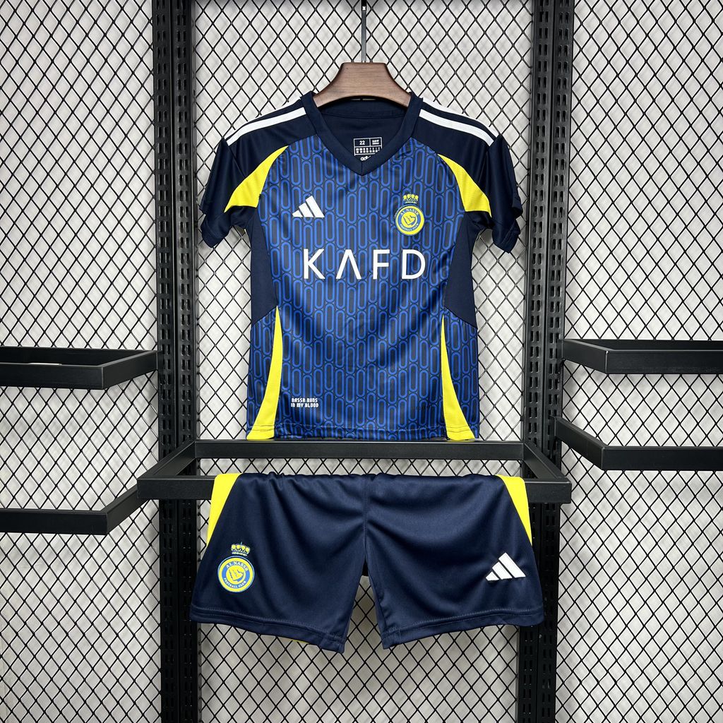 Al Nassr Riyadh Victory 24-25 Away Kids Kit - JerseysGala