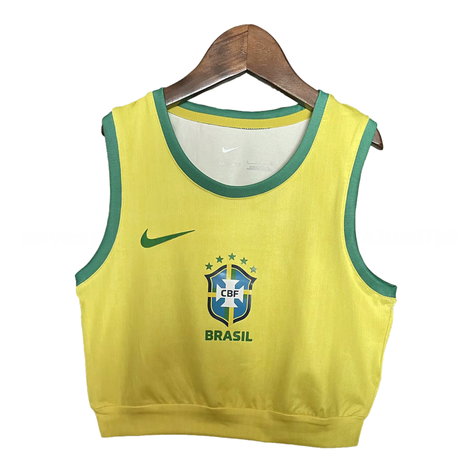 Women's Brazil 25-26 Home Red Yoga Vest - JerseysGala