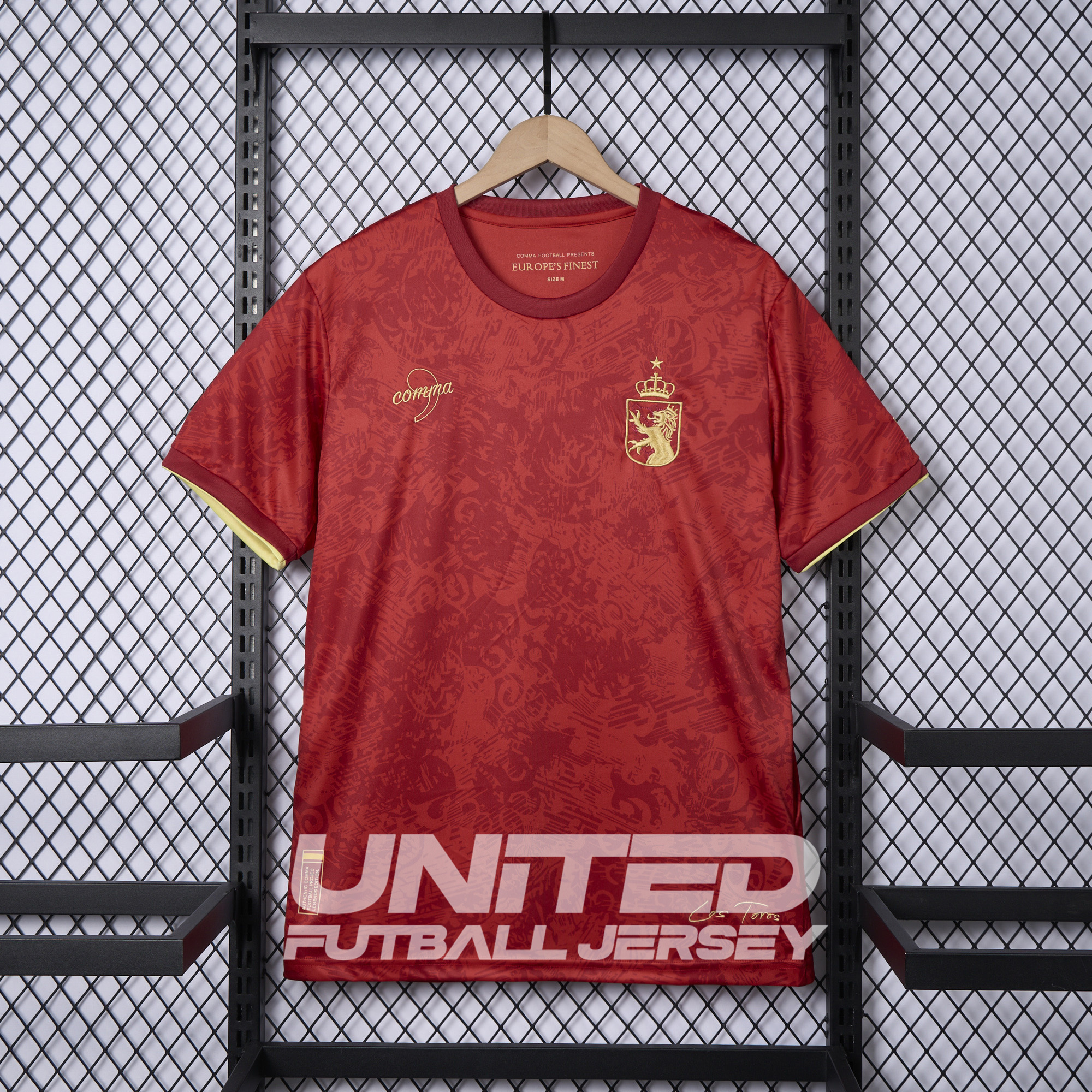 Spain 2024-25 COMMA Red Special Edition Jersey - Fans Version - JerseysGala