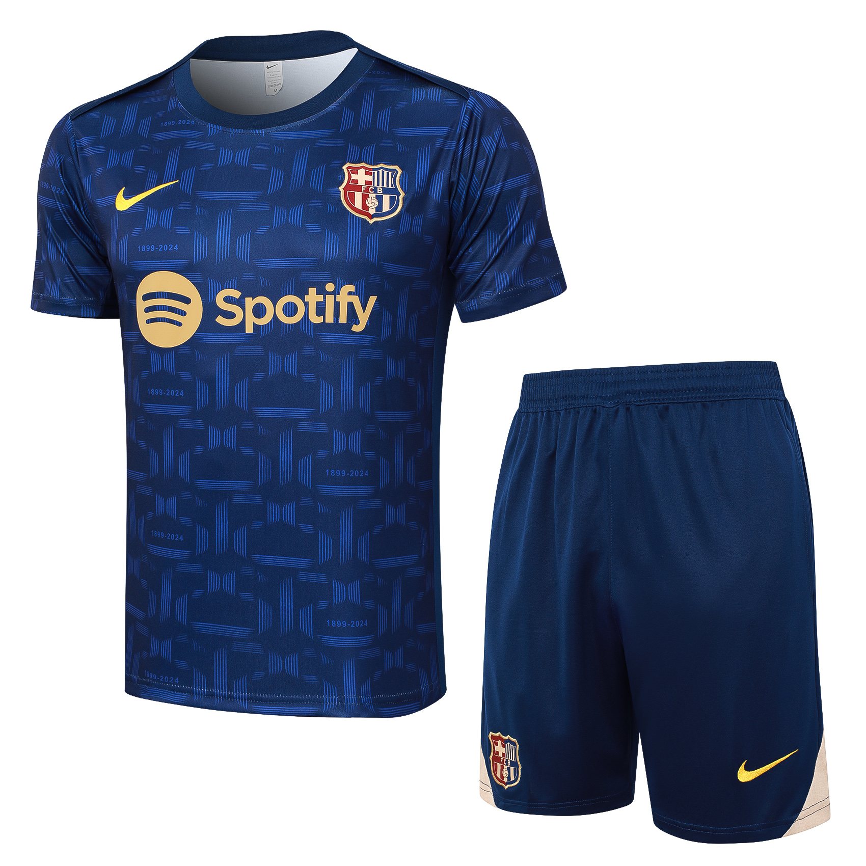 B.A.R.S.A 24-25 Short-Sleeve Training Set - Royal Blue Top & Shorts - JerseysGala
