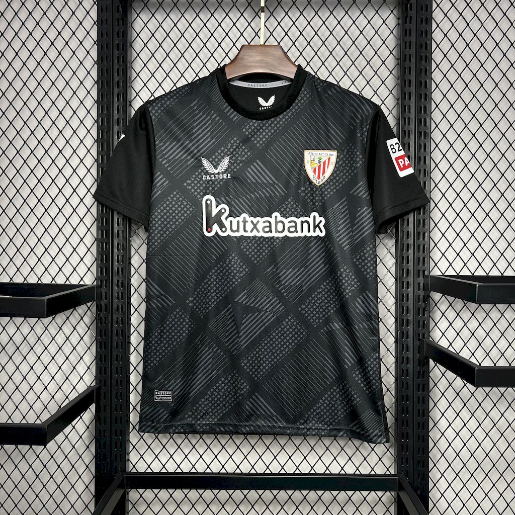 Athletic Bilbao 24-25 Black Goalkeeper Jersey - Fans Version - JerseysGala
