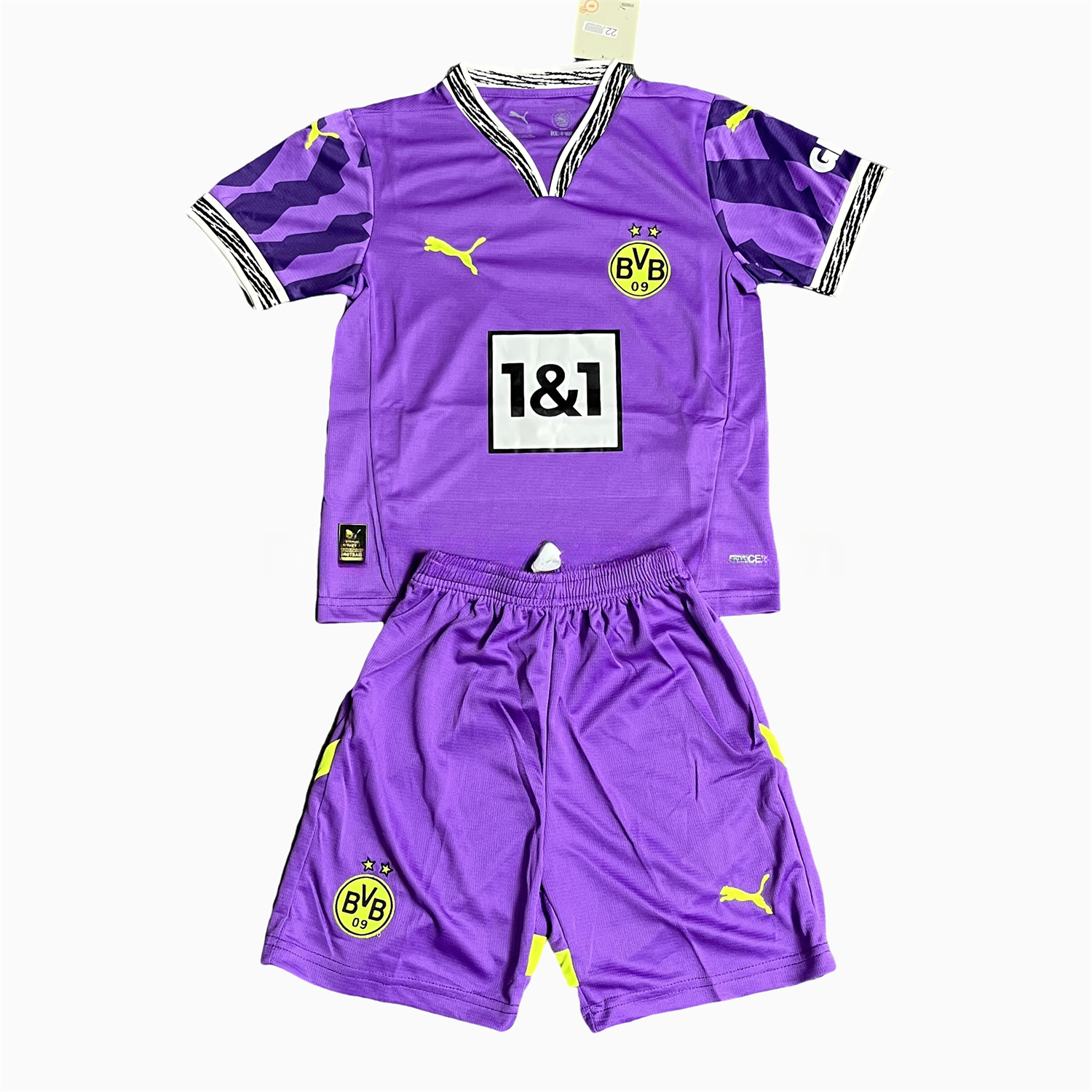 Dortmund 24-25 Purple Goalkeeper Special Edition Kids Kit - JerseysGala