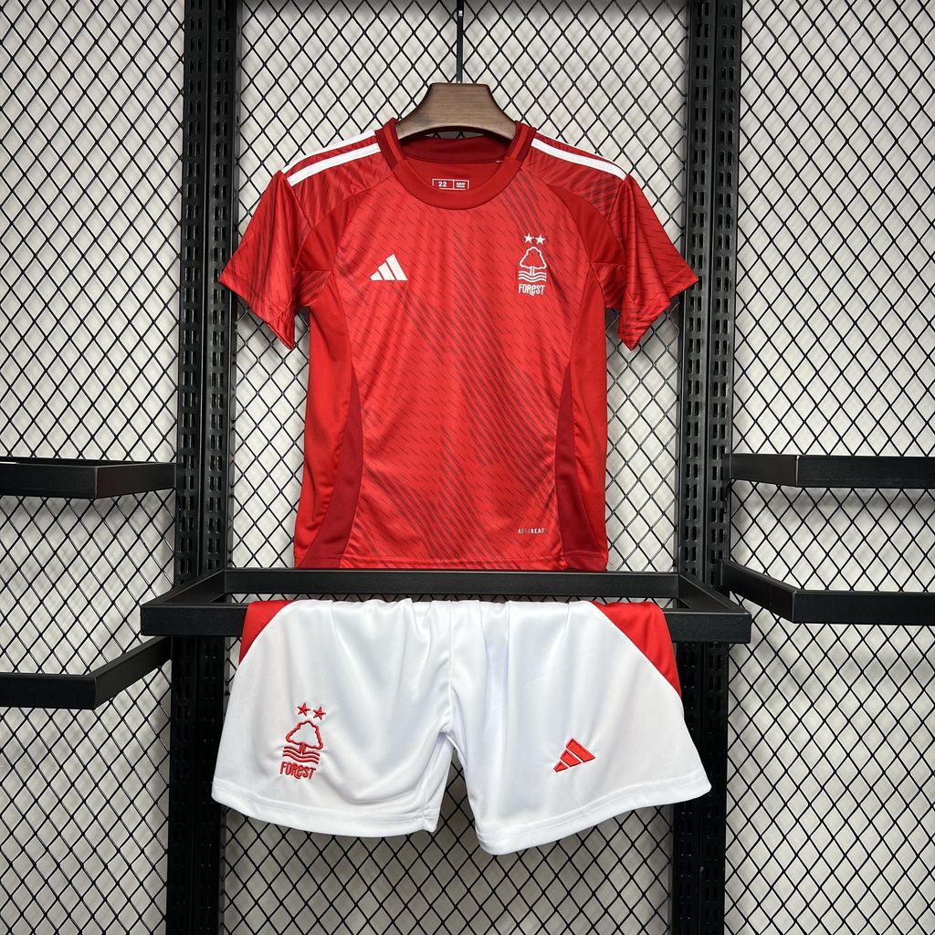 Nottingham Forest 24-25 Home Stadium Kids Kit - JerseysGala