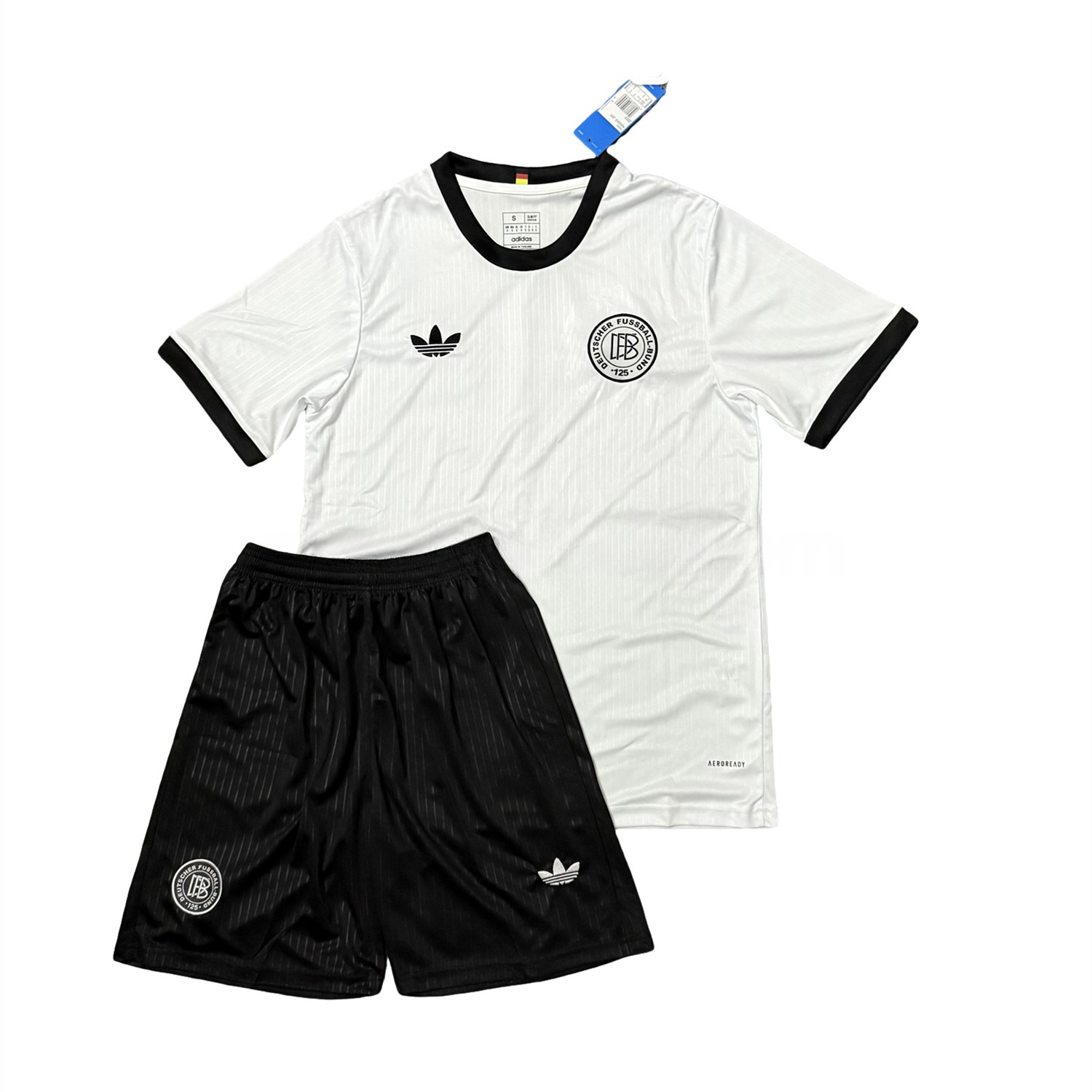 Germany 2025 125-Year Anniversary White Men's Adult Jersey Set - Fans Version - JerseysGala