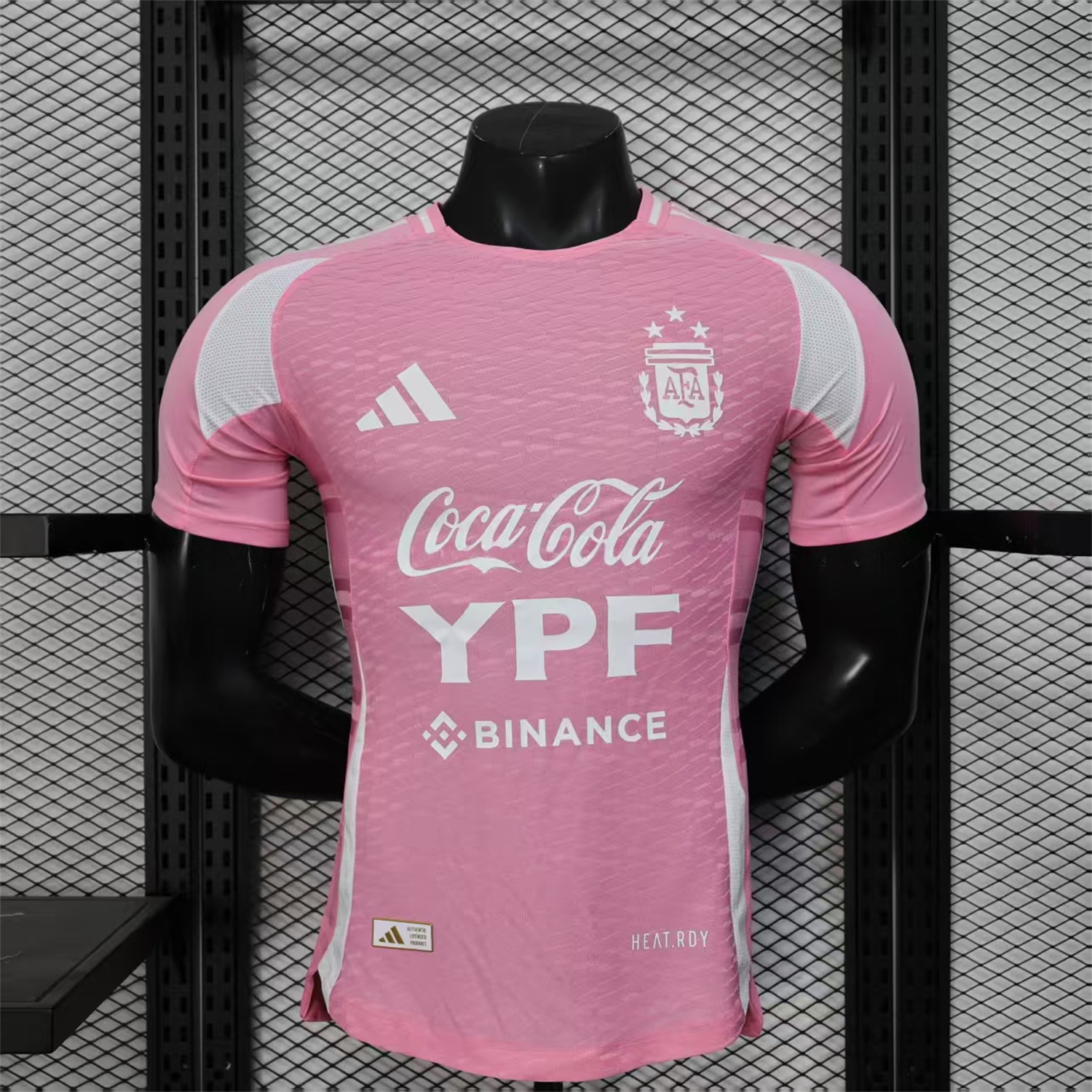 Argentina 25-26 Pink & White Training Jersey - Player Version - JerseysGala