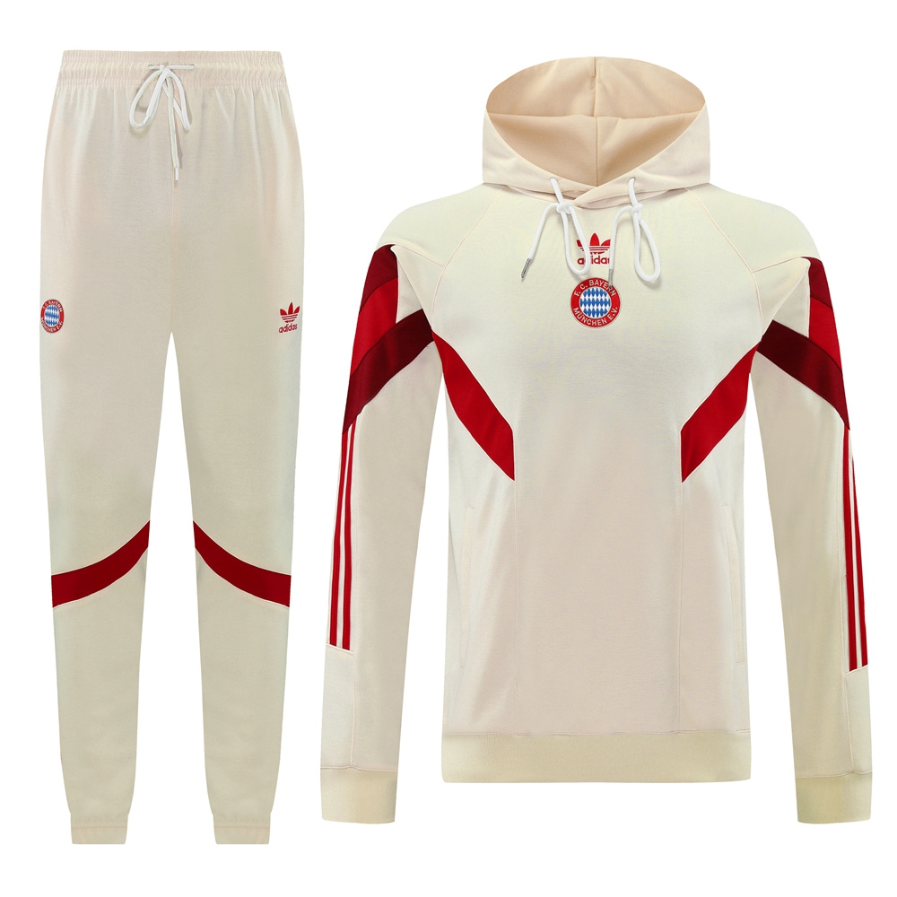 Bayern Munich 24-25 Originals LFSTLR Training Hoodie Set - Beige - JerseysGala
