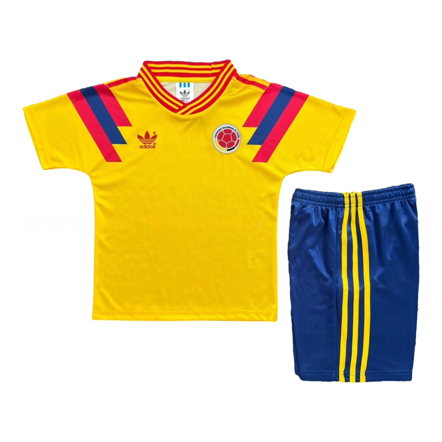 Retro Colombia 1990 Home Kids Kit - JerseysGala