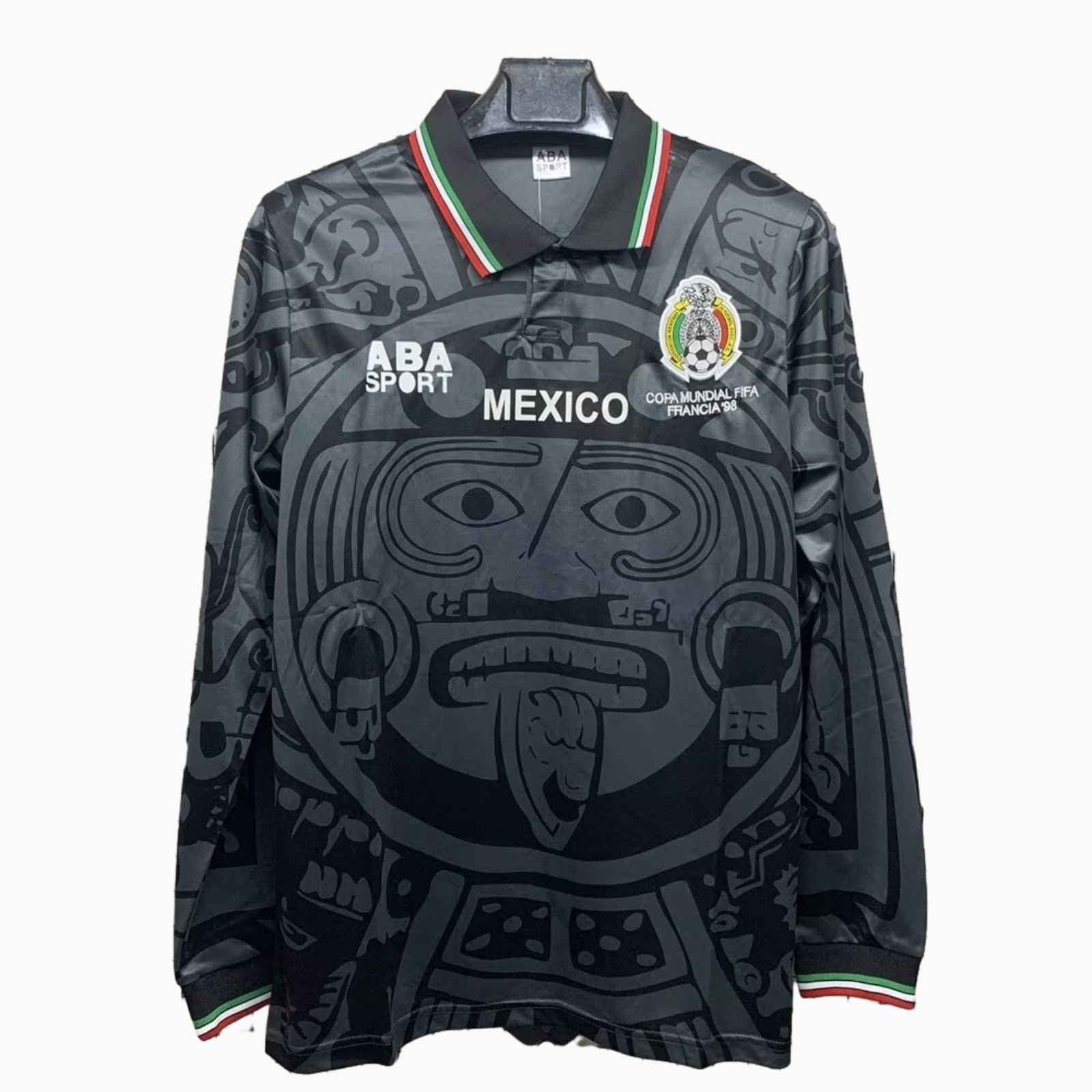 Retro Mexico 1998 Third Long Sleeves Jersey - JerseysGala